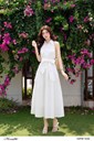 z7899909624644_33b8c3ec37c5152d6b33d120188a8abc Ảnh của Đầm xòe cổ yếm, eo buộc nơ