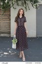 z8040795595233_71701710d1b185c4cd5073ad076019b7 Ảnh của Áo sơ mi dáng croptop họa tiết chấm bi