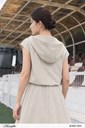 0Mdsg-22 Ảnh của Set gió 2 lớp áo ngắn tay có mũ, chân váy xòe