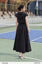 0Mdsg-16 Ảnh của Set gió 2 lớp áo ngắn tay có mũ, chân váy xòe