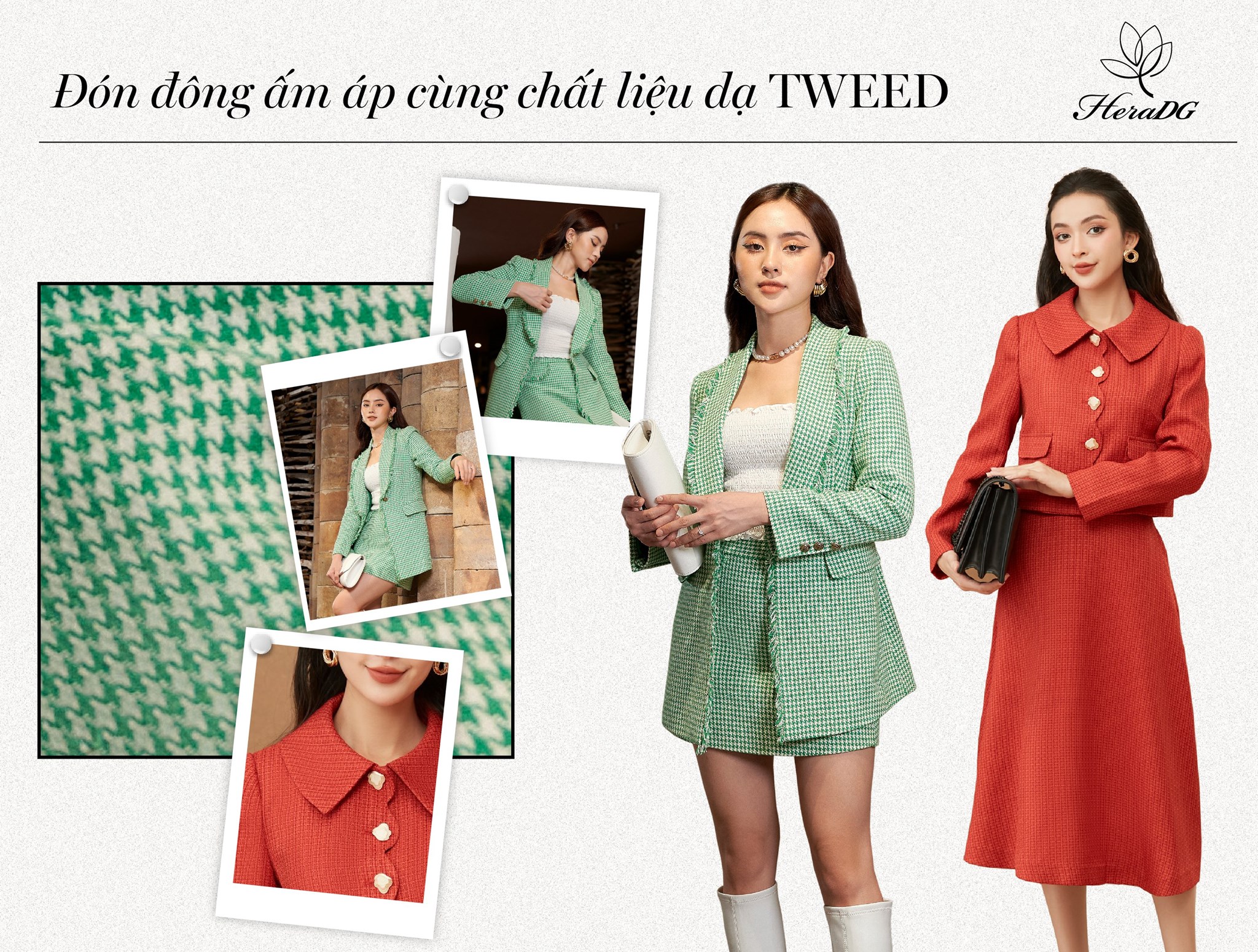 Áo Khoác Dạ Tweed Cổ Vest Dáng Dài | My Way Fashion || Thời trang thiết kế  cao cấp