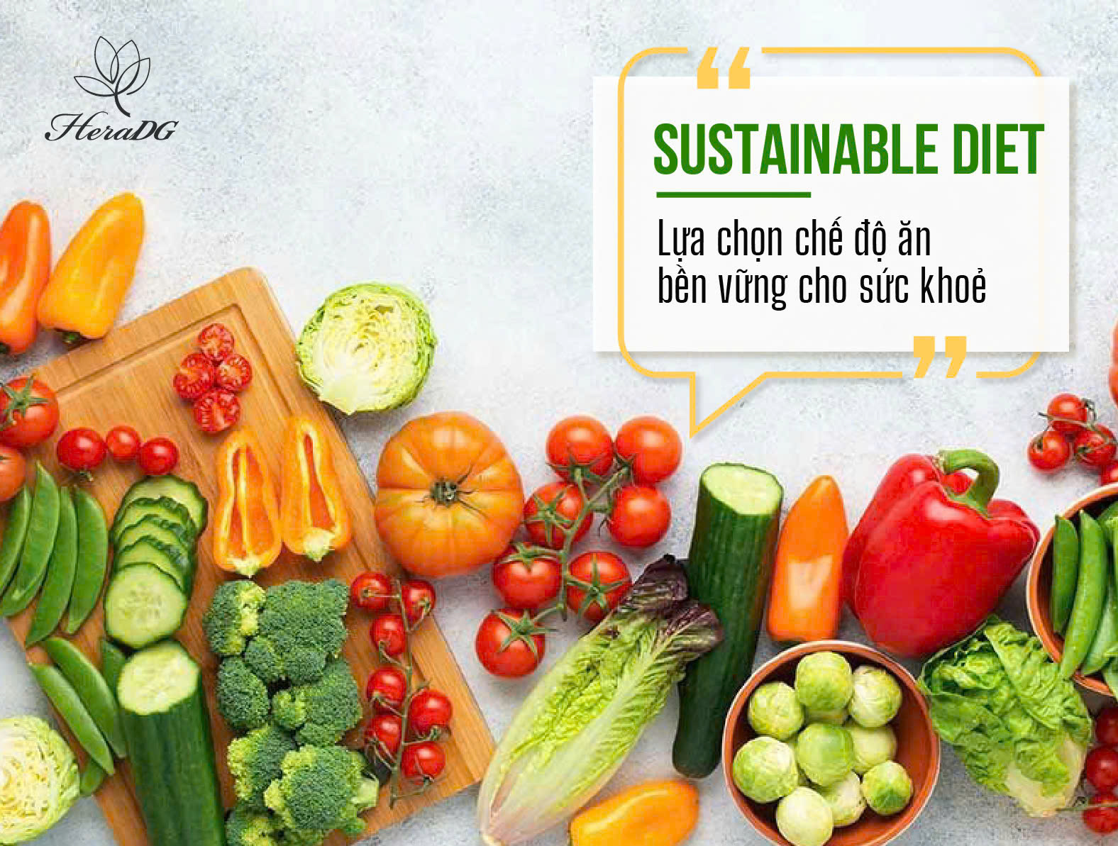 Sustainable Diet - Lựa chọn chế độ ăn bền vững cho sức khoẻ