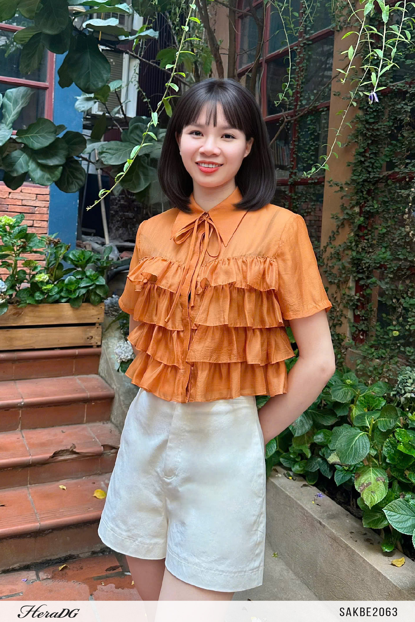 Ảnh của Áo sơ mi tơ bèo tầng