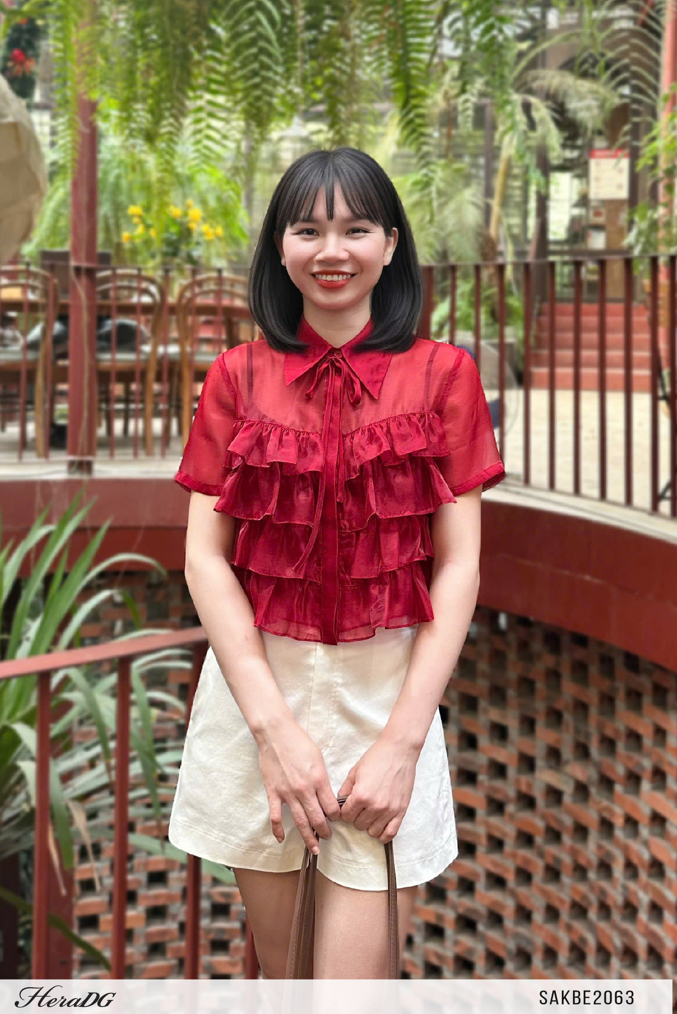 Ảnh của Áo sơ mi tơ bèo tầng