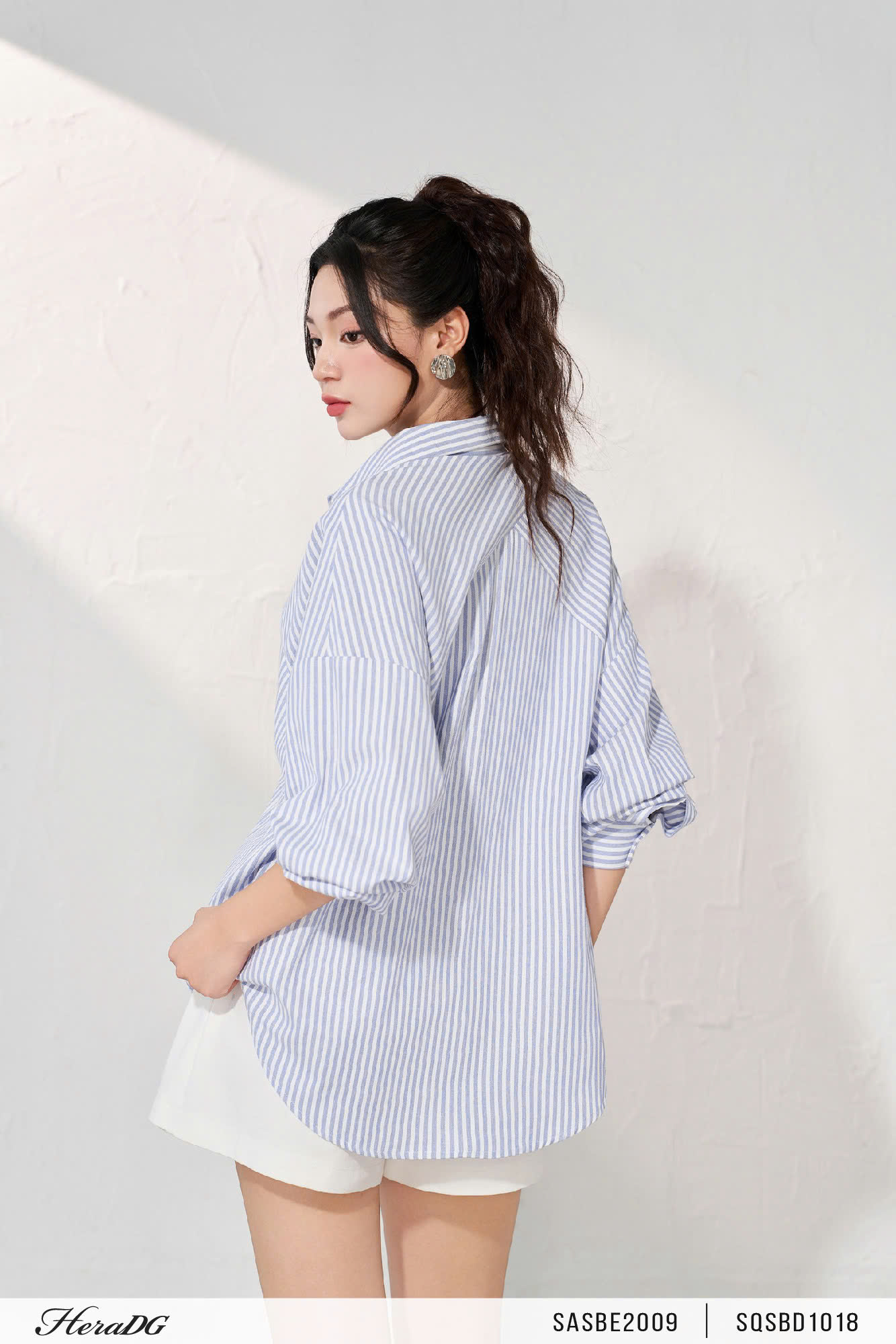 Ảnh của Áo sơ mi poplin kẻ