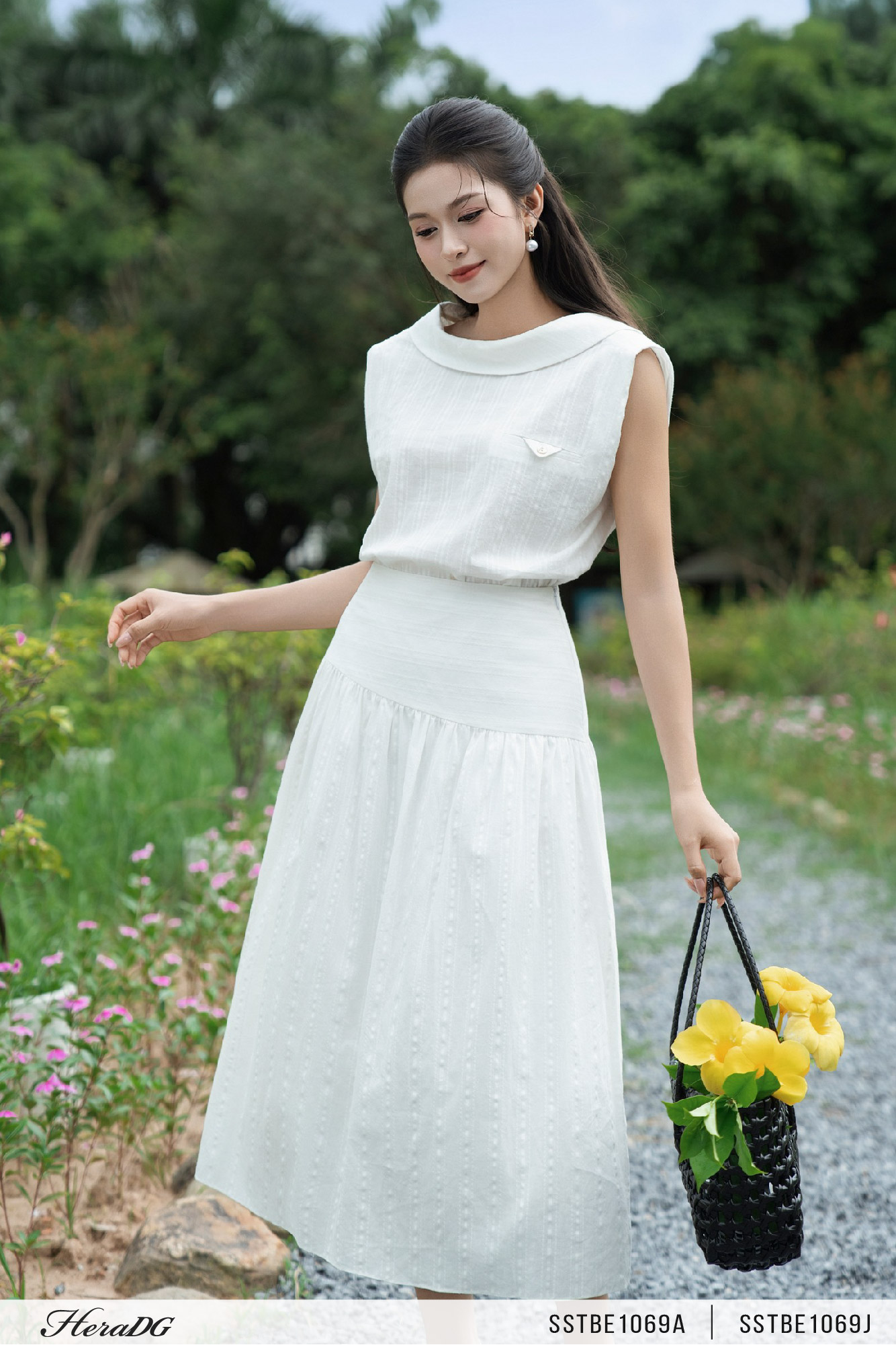 Ảnh của Chân váy xoè tầng nhún lệch