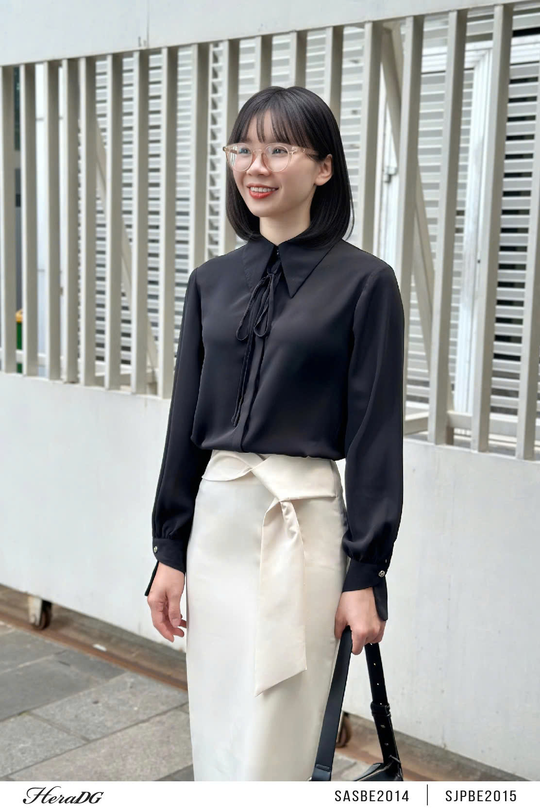 Ảnh của Áo sơ mi dây nơ cổ