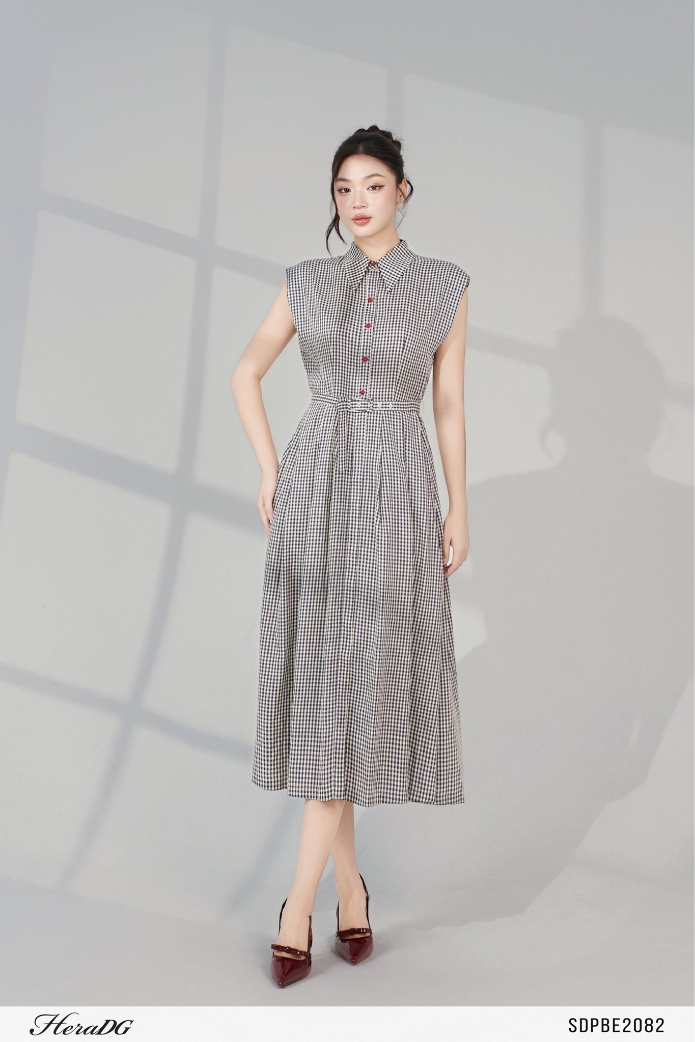 Ảnh của Đầm A sơ mi tay chờm