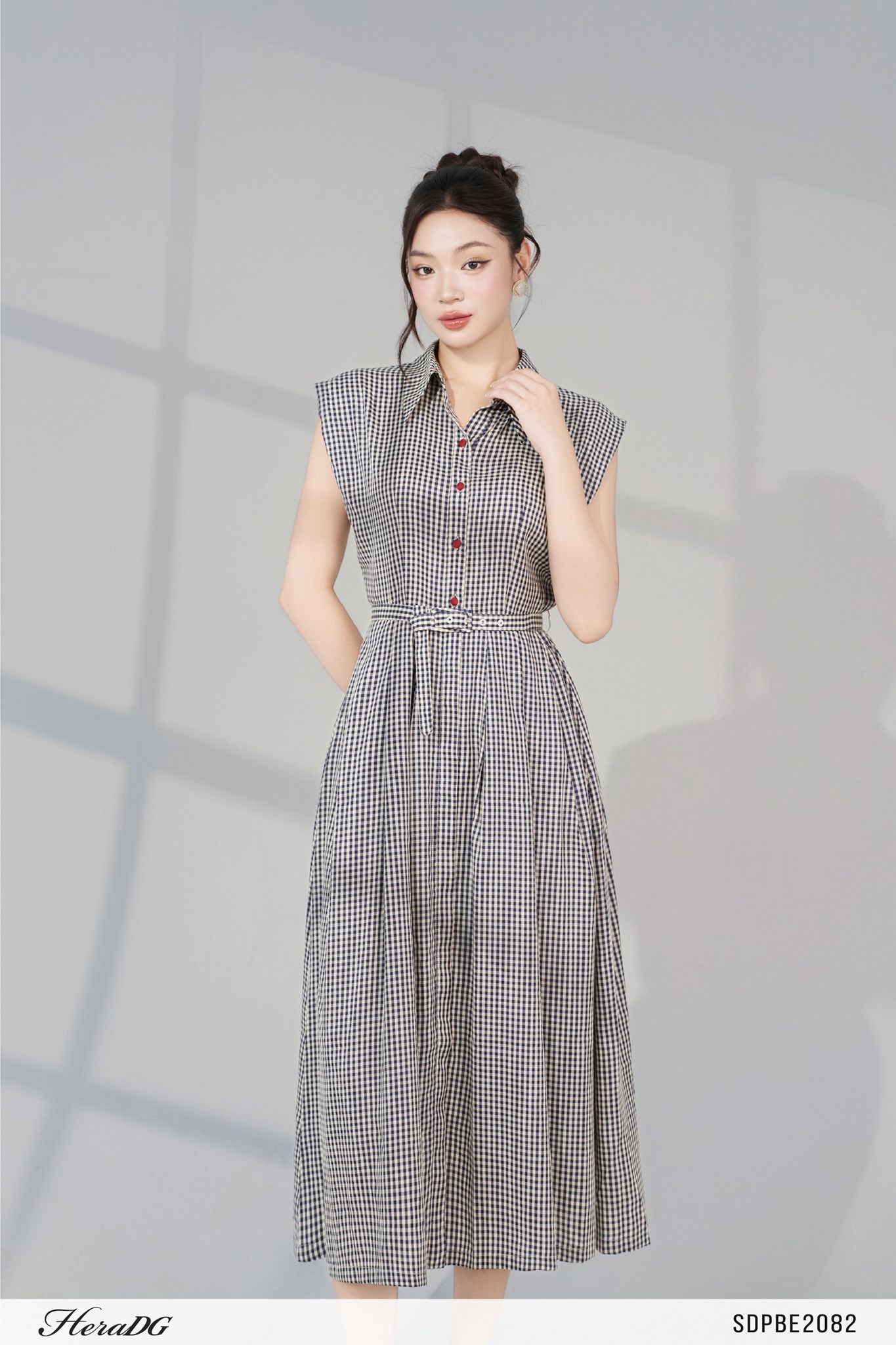 Ảnh của Đầm A sơ mi tay chờm