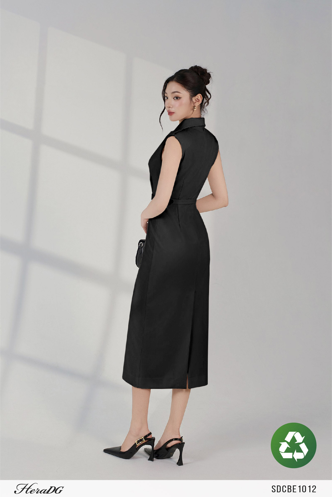Ảnh của Đầm suông đai thắt eo