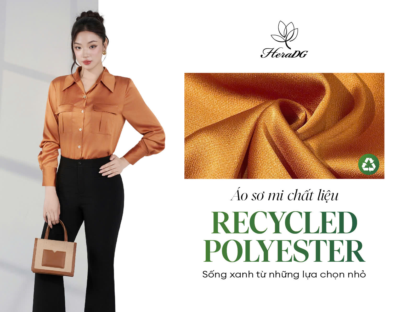 Sơ mi chất liệu Recycled Polyester - Sống xanh từ những lựa chọn nhỏ