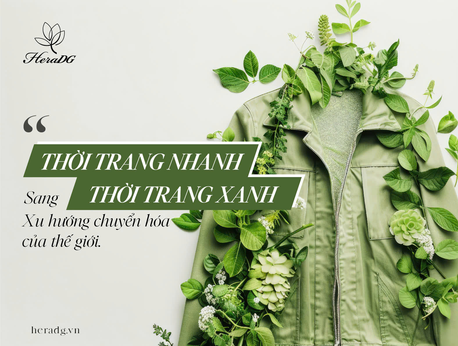 "Thời trang nhanh" sang "thời trang xanh" – Xu hướng chuyển hóa của thế giới