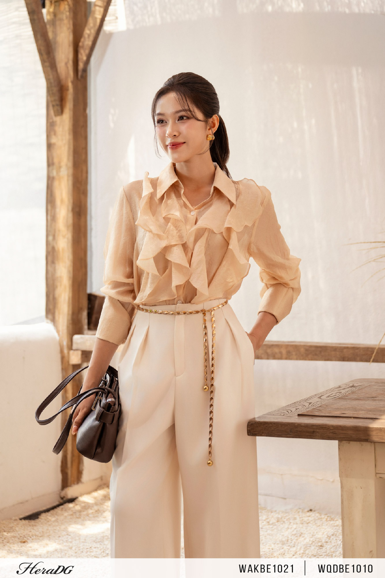 Ảnh của Áo tơ bèo cổ sơ mi