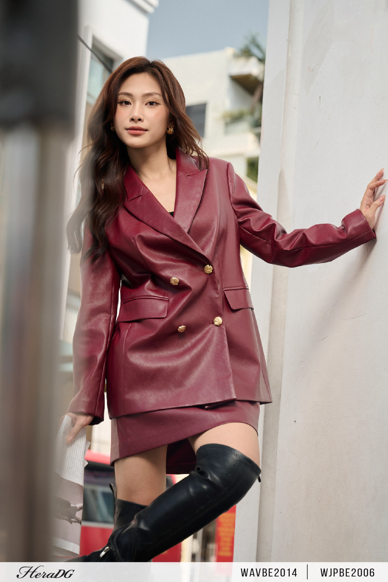 Ảnh của Áo blazer da