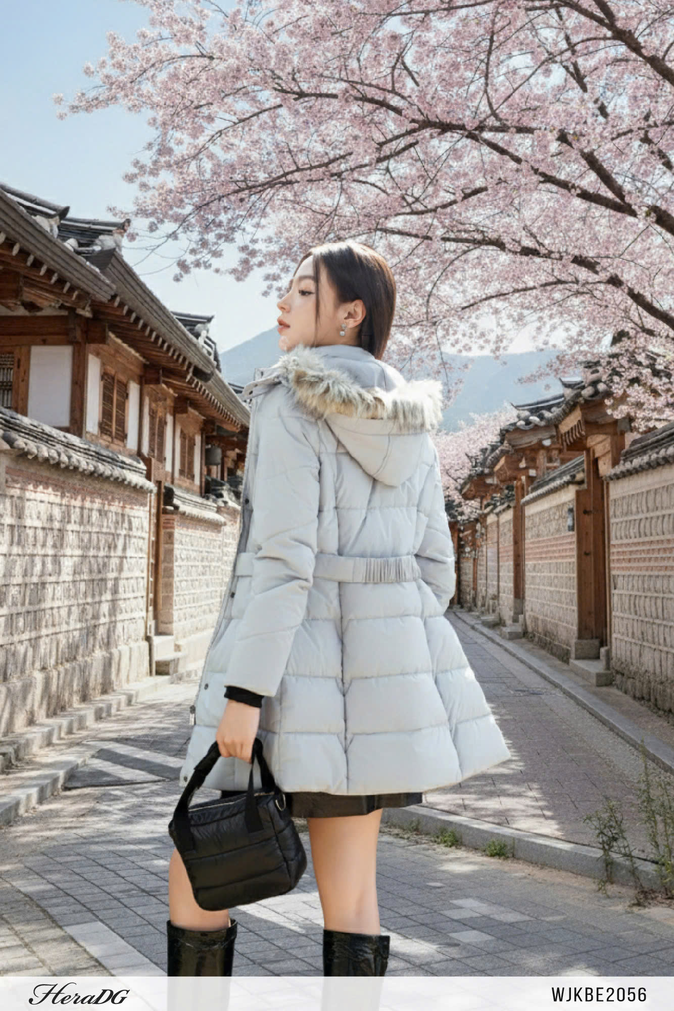 Ảnh của Áo phao 3 lớp dáng lỡ đai liền