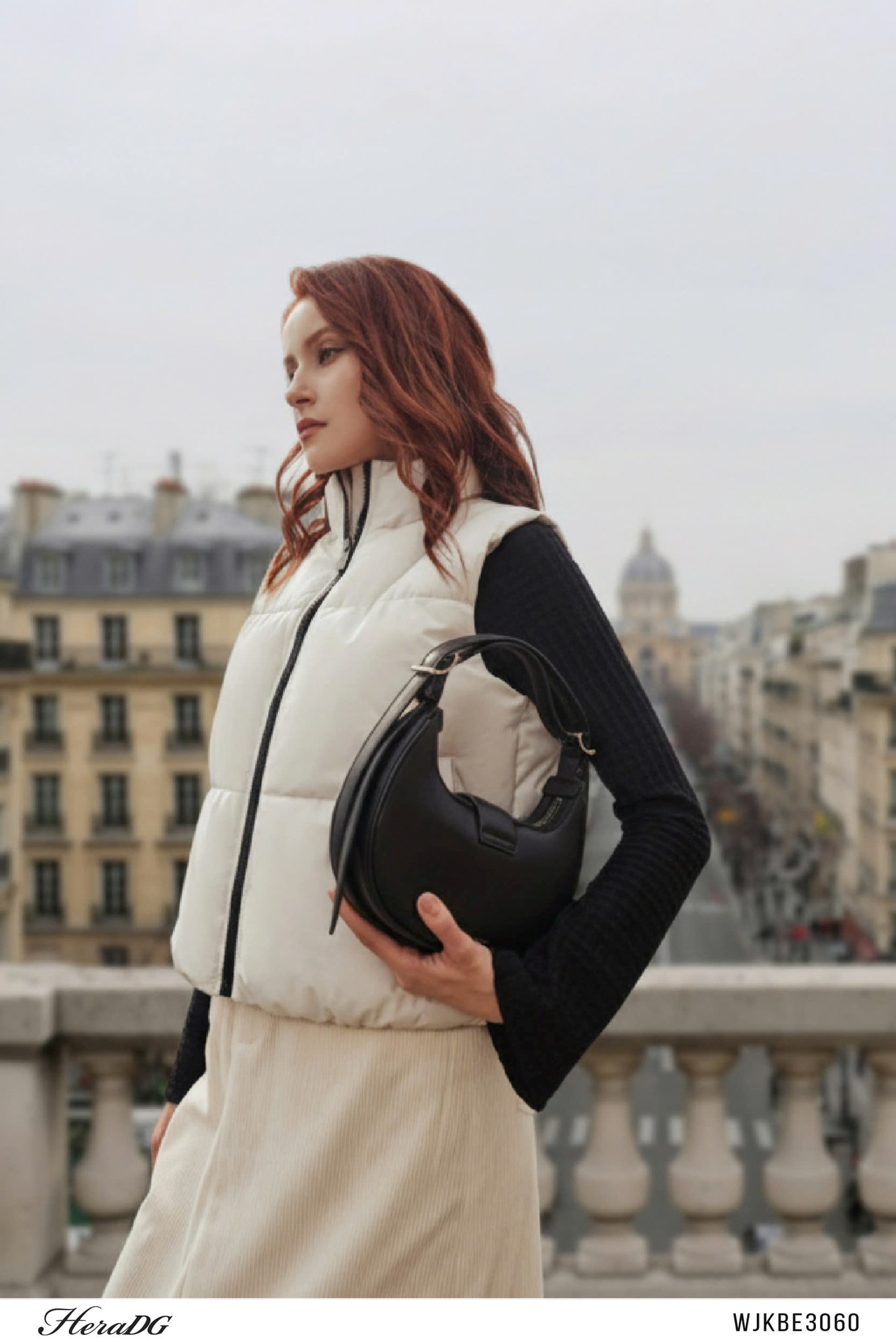 Ảnh của Áo phao 3 lớp dáng ngắn dây rút gấu