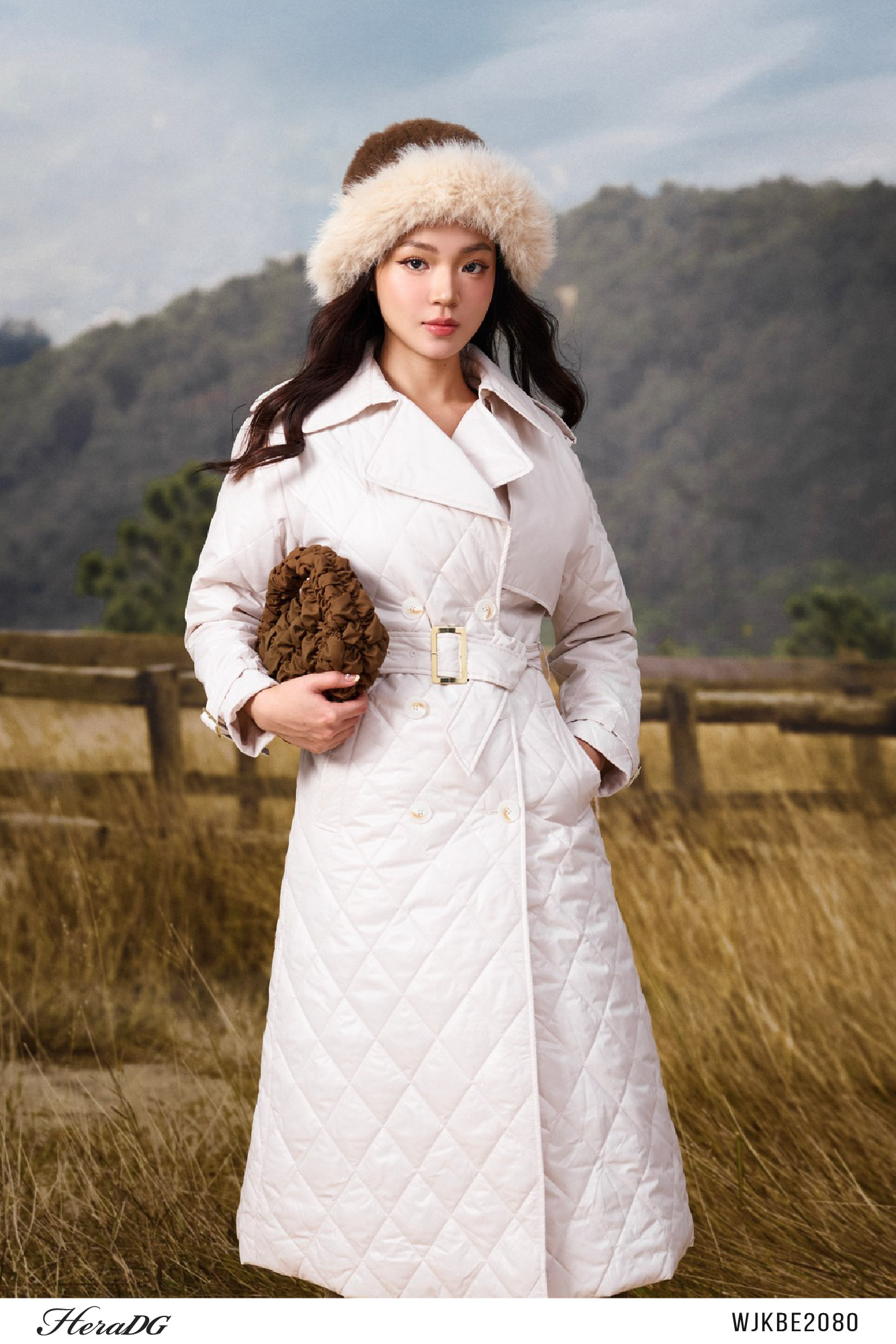 Ảnh của Áo phao 3 lớp dáng dài trenchcoat