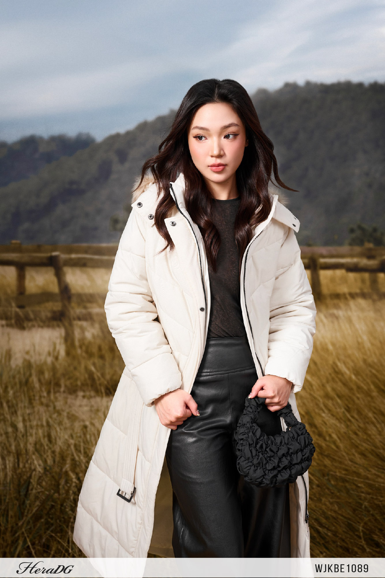 Ảnh của Áo phao 3 lớp dáng dài mũ lông