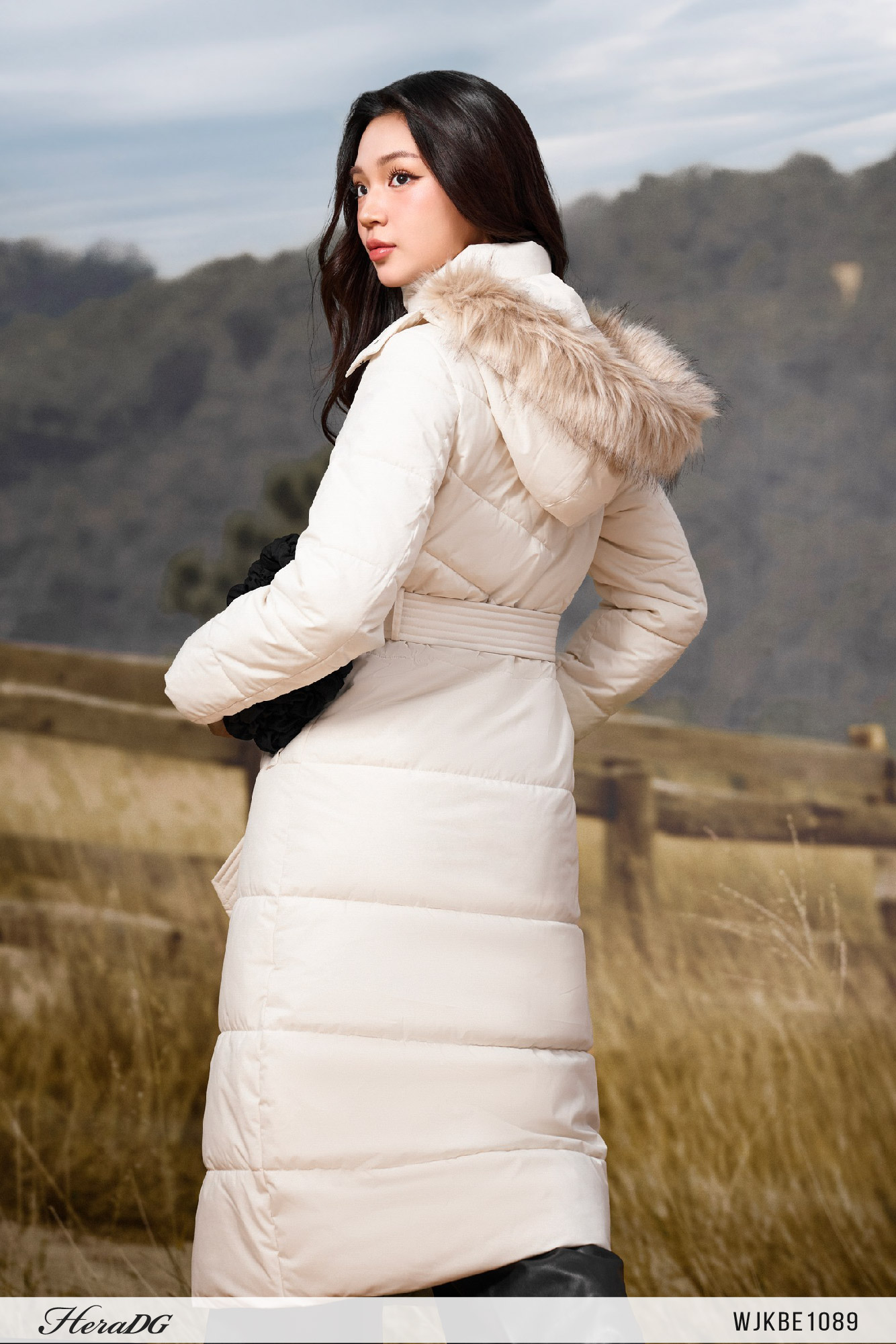 Ảnh của Áo phao 3 lớp dáng dài mũ lông