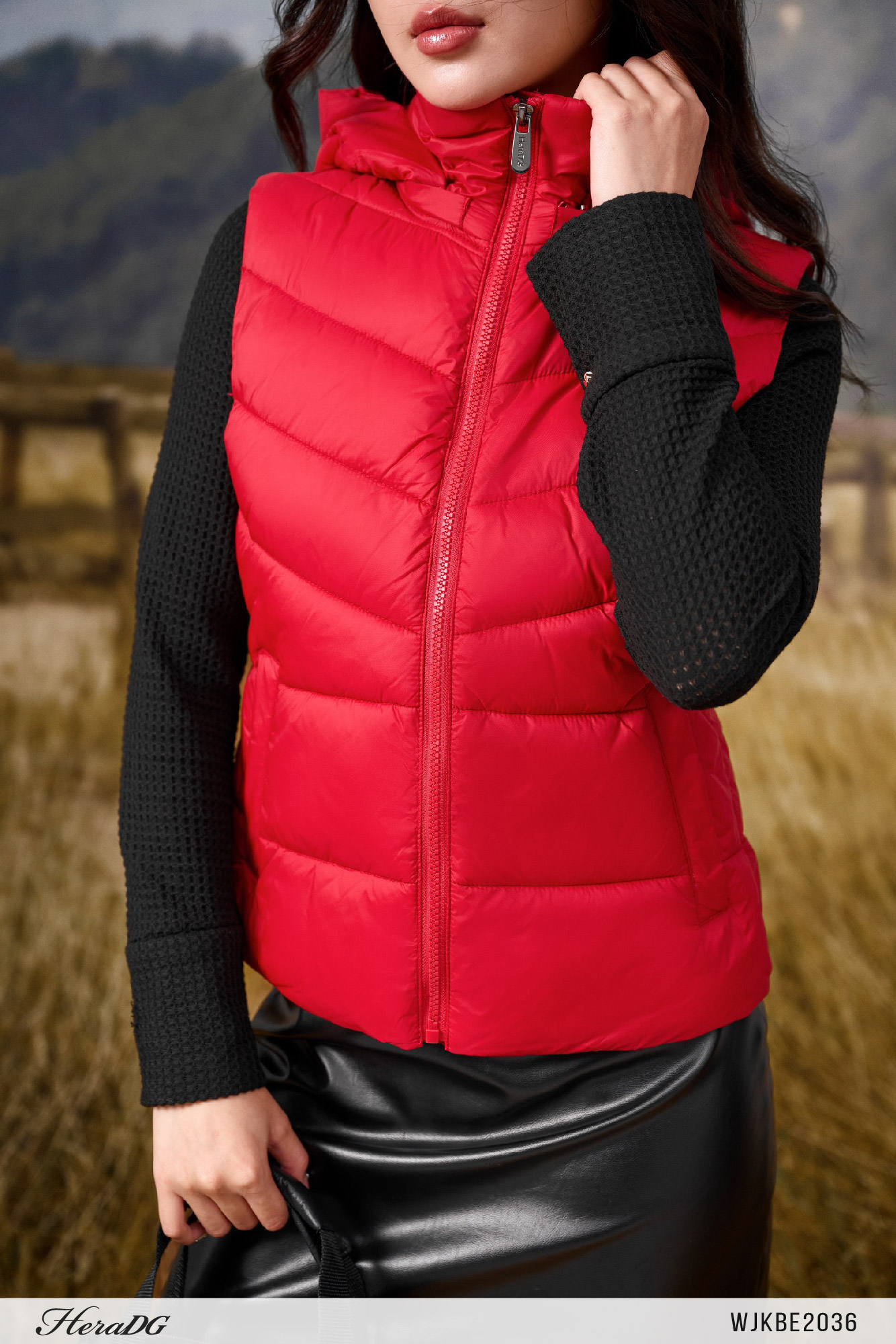 Ảnh của Áo gile 3 lớp mũ rời