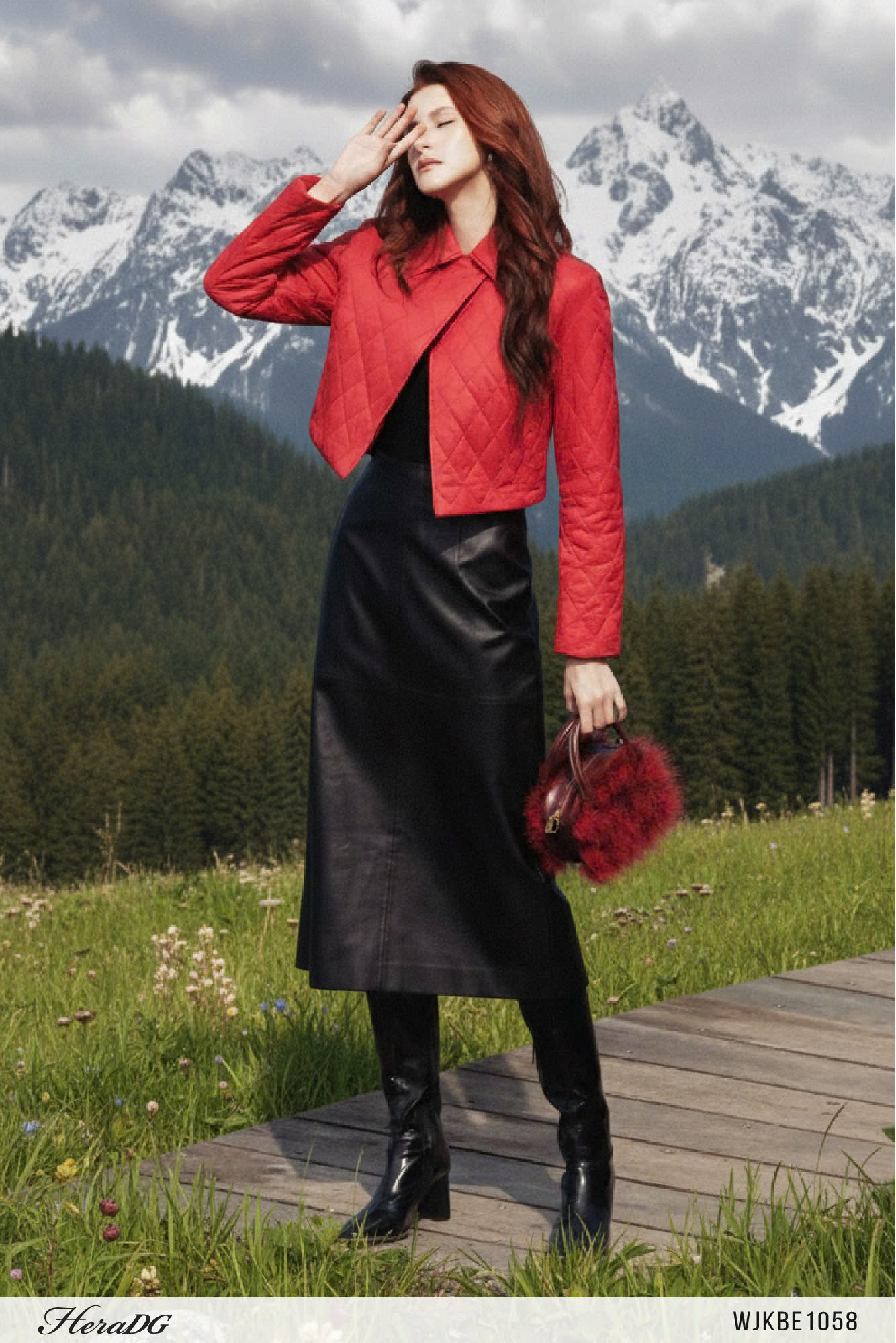 Ảnh của Áo phao 3 lớp dáng ngắn chun eo