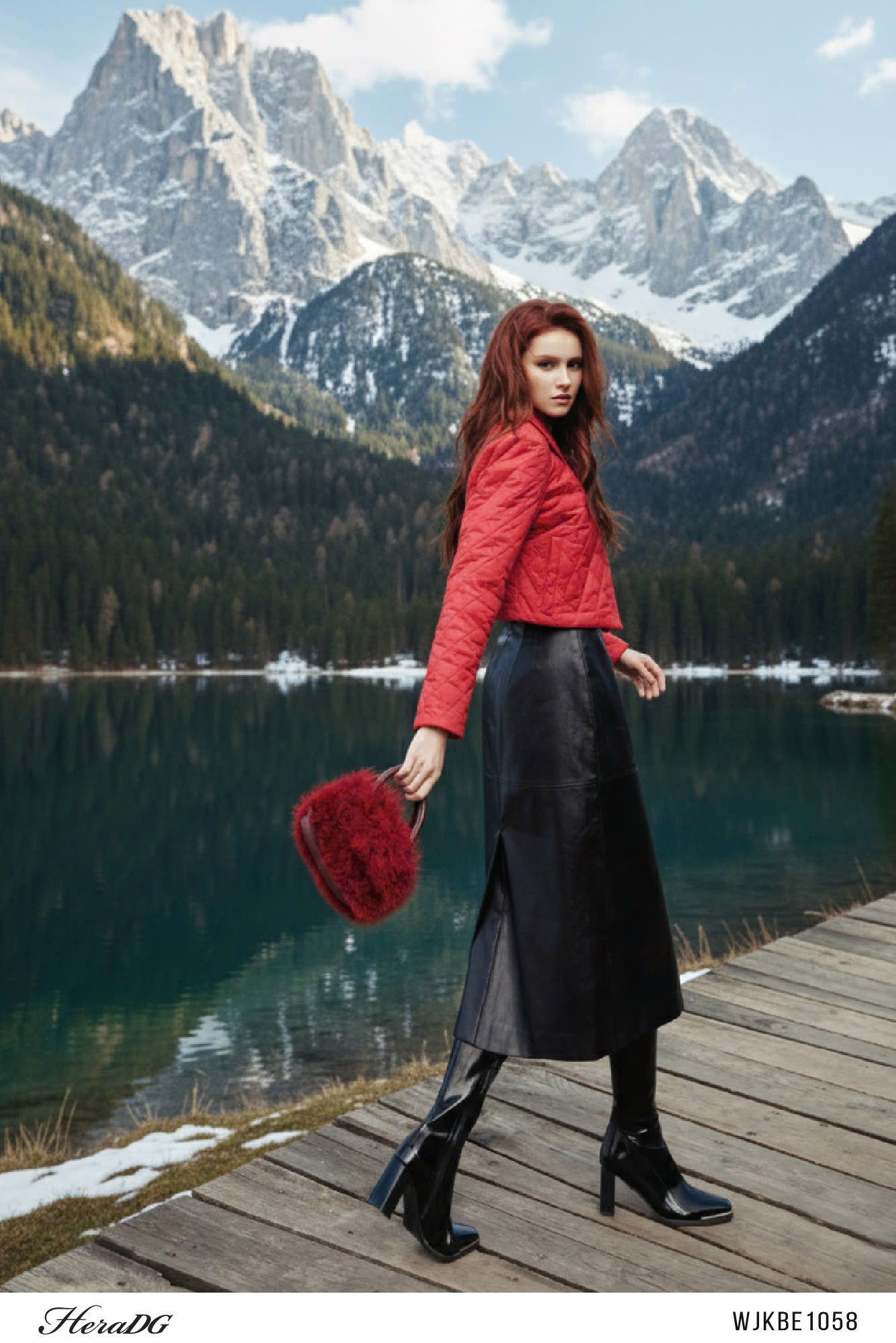 Ảnh của Áo phao 3 lớp dáng ngắn chun eo