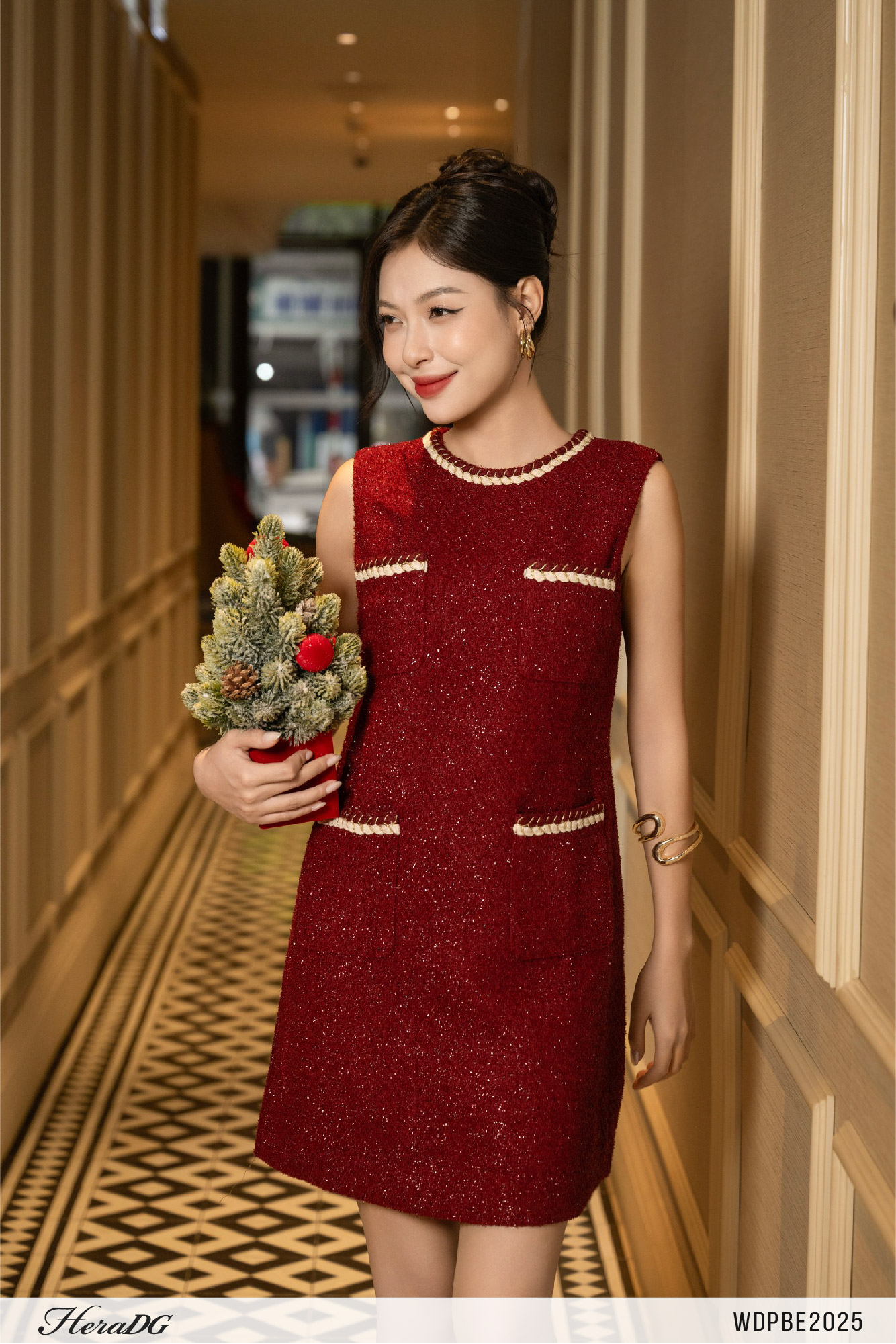 Ảnh của Đầm tweed dáng A