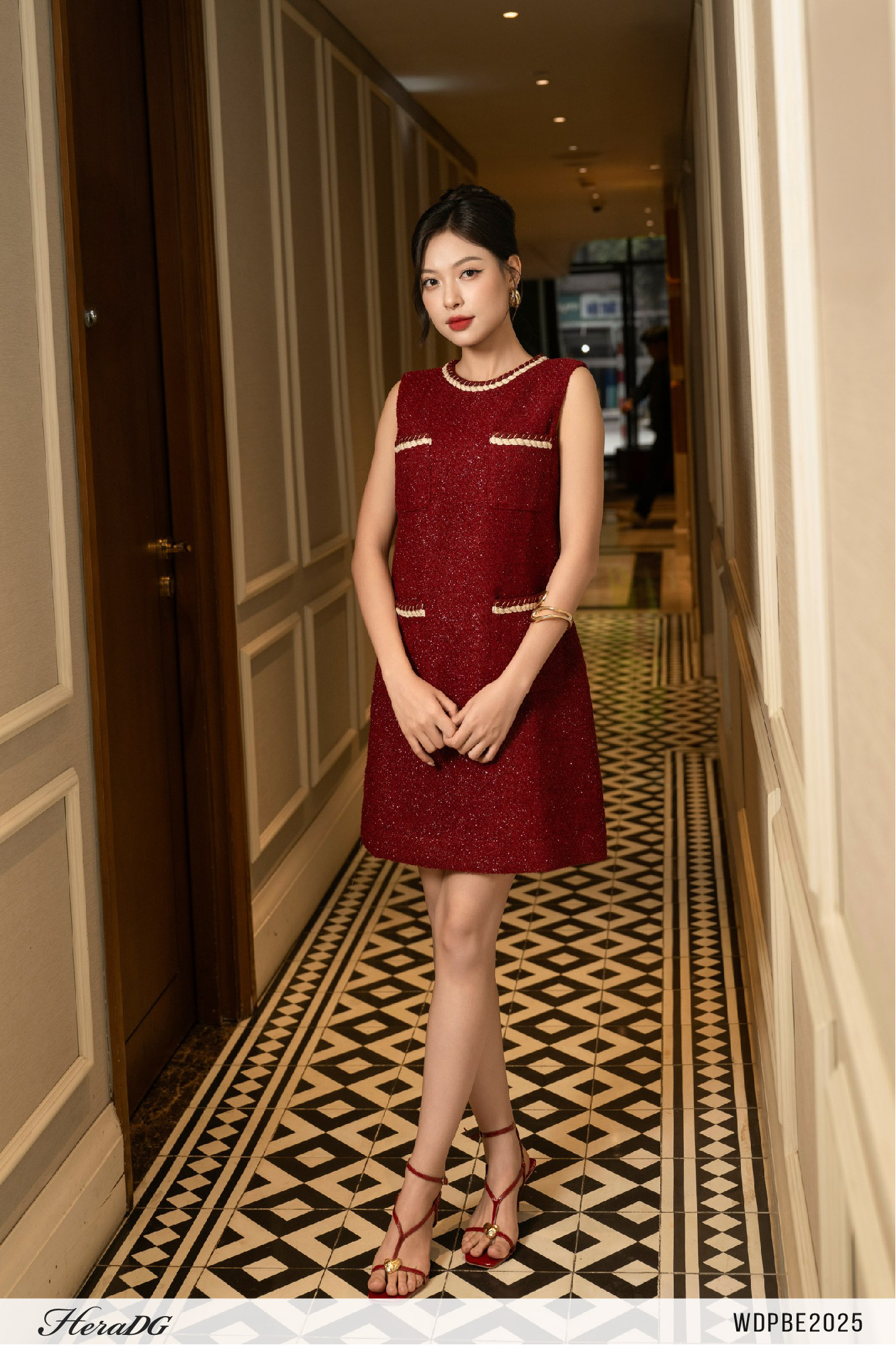 Ảnh của Đầm tweed dáng A