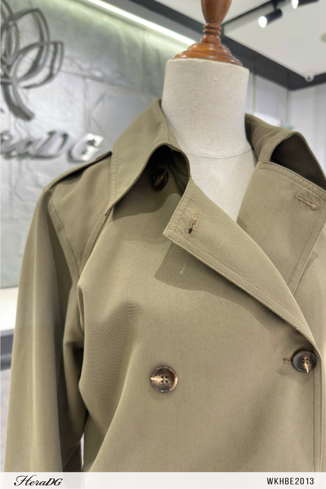 Ảnh của Áo trench coat dáng ngắn