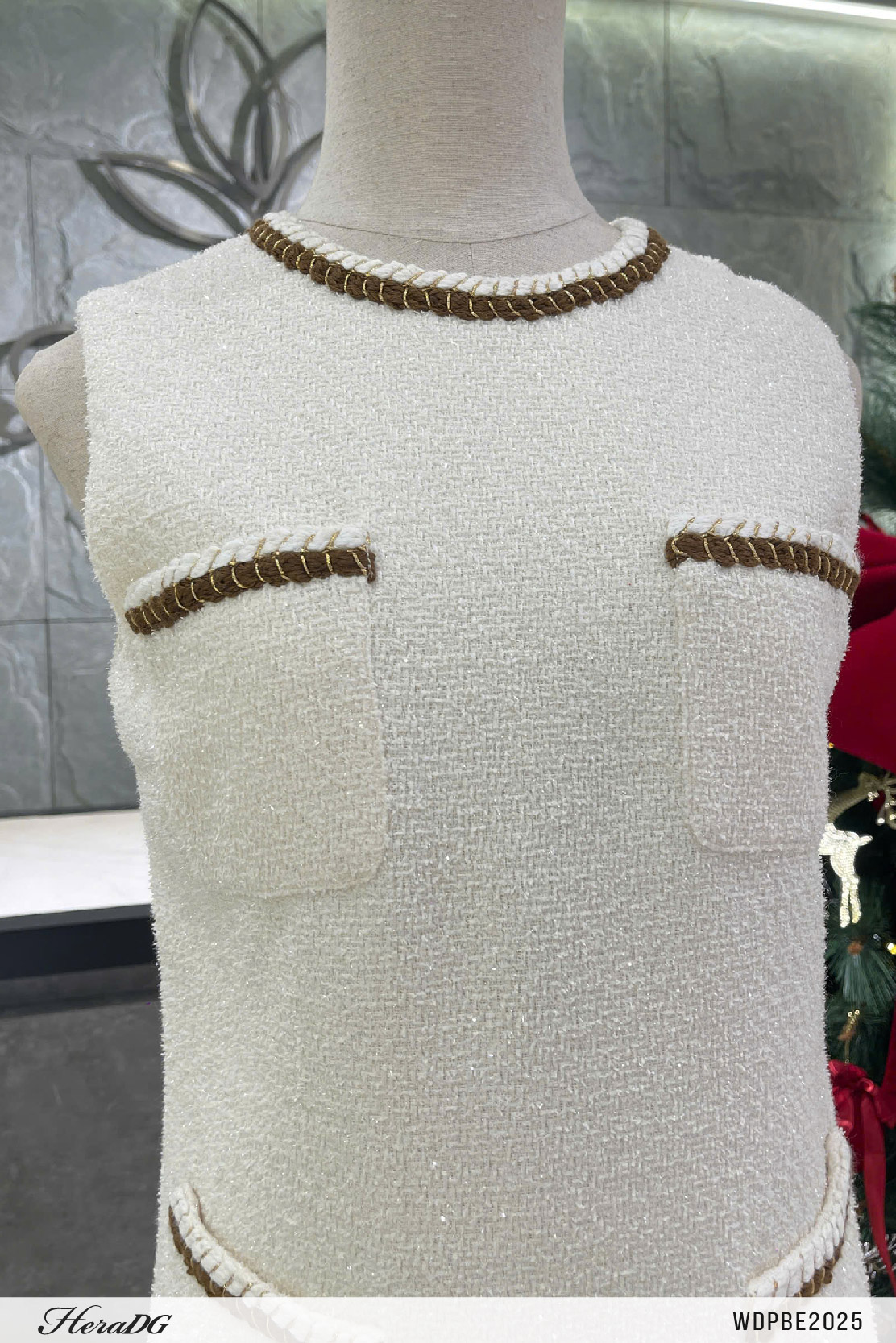 Ảnh của Đầm tweed dáng A