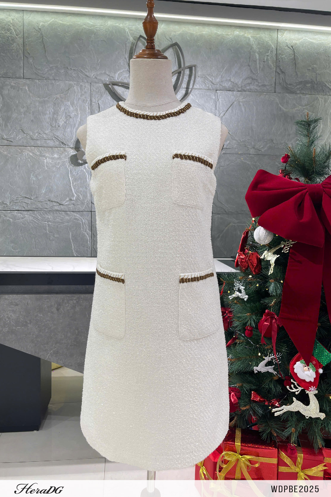 Ảnh của Đầm tweed dáng A