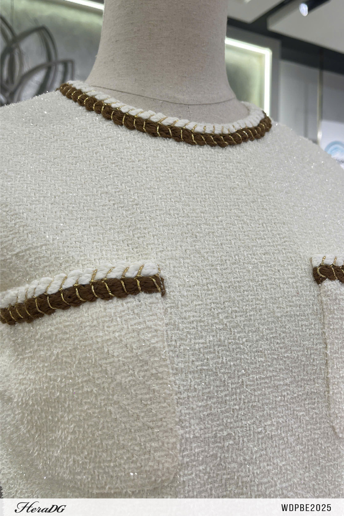 Ảnh của Đầm tweed dáng A