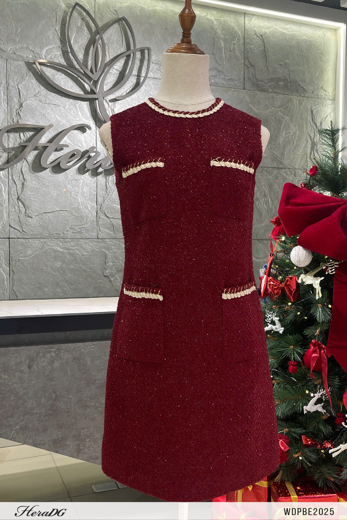 Ảnh của Đầm tweed dáng A