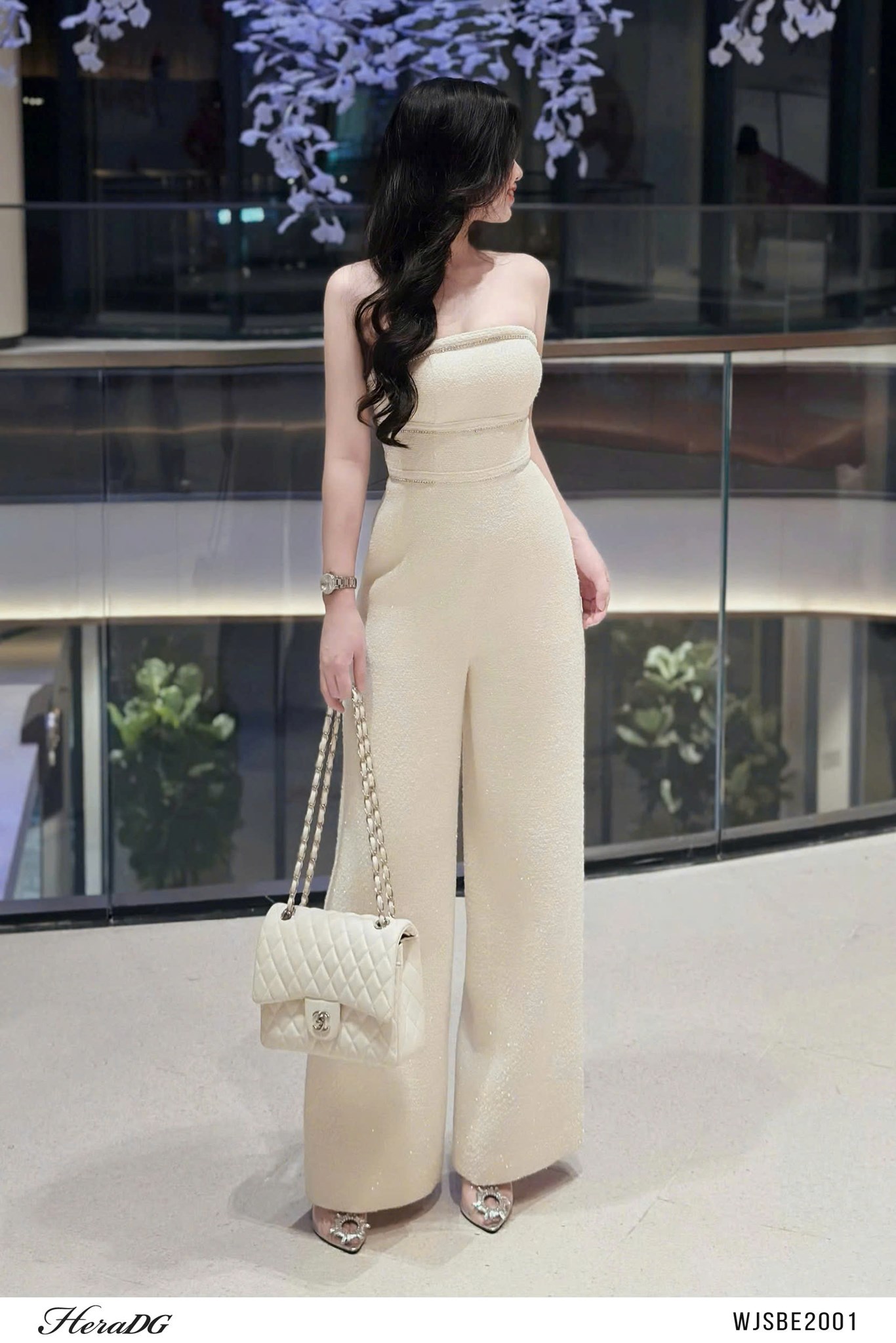 Ảnh của Jumsuit tweed cúp ngực