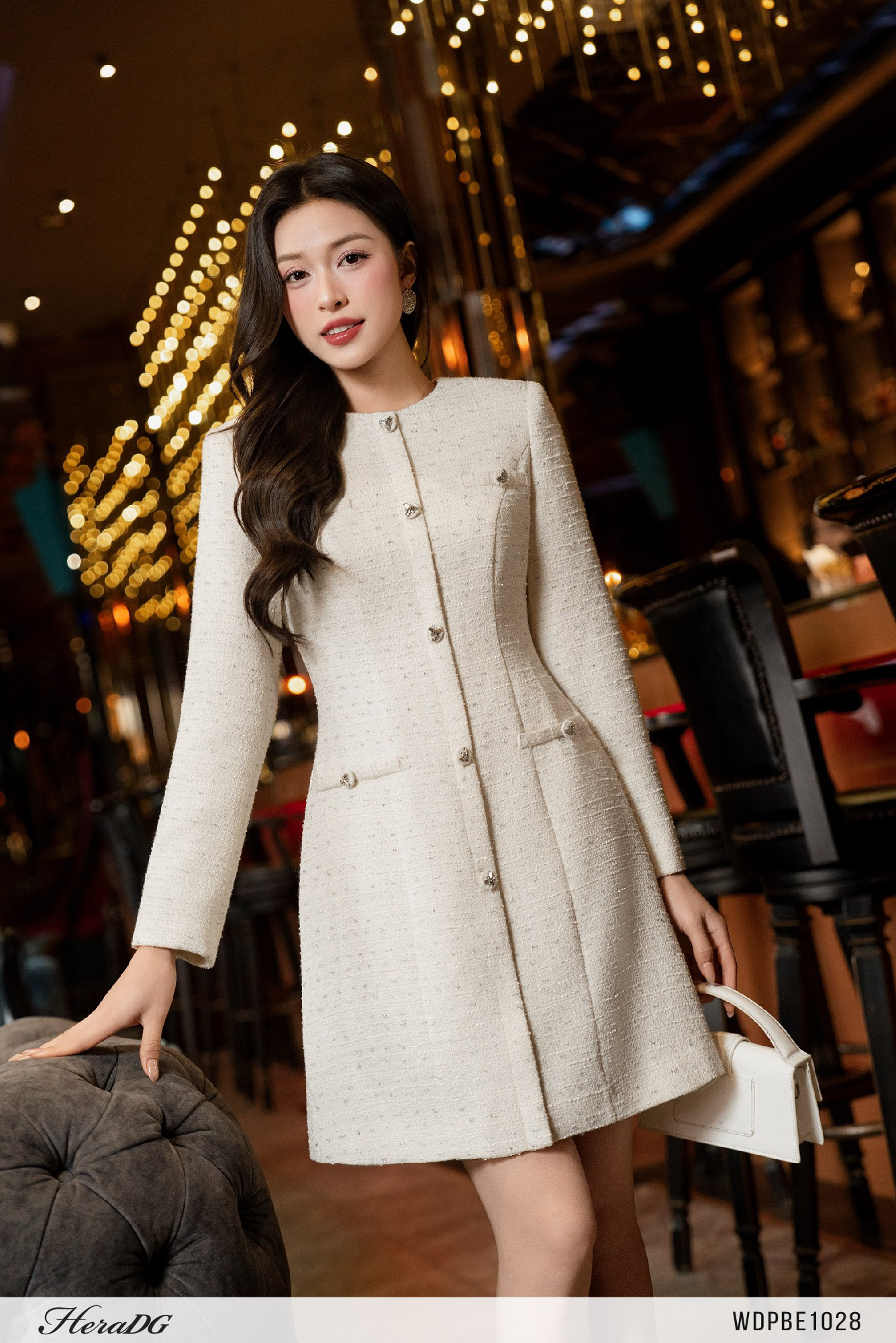 Ảnh của Đầm tweed dáng A