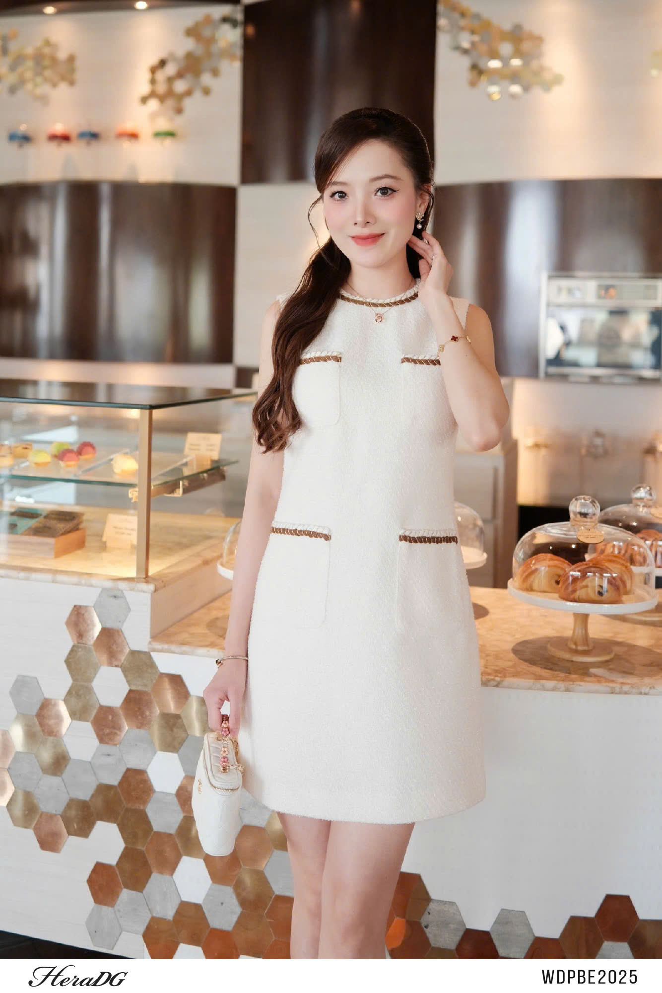 Ảnh của Đầm tweed dáng A