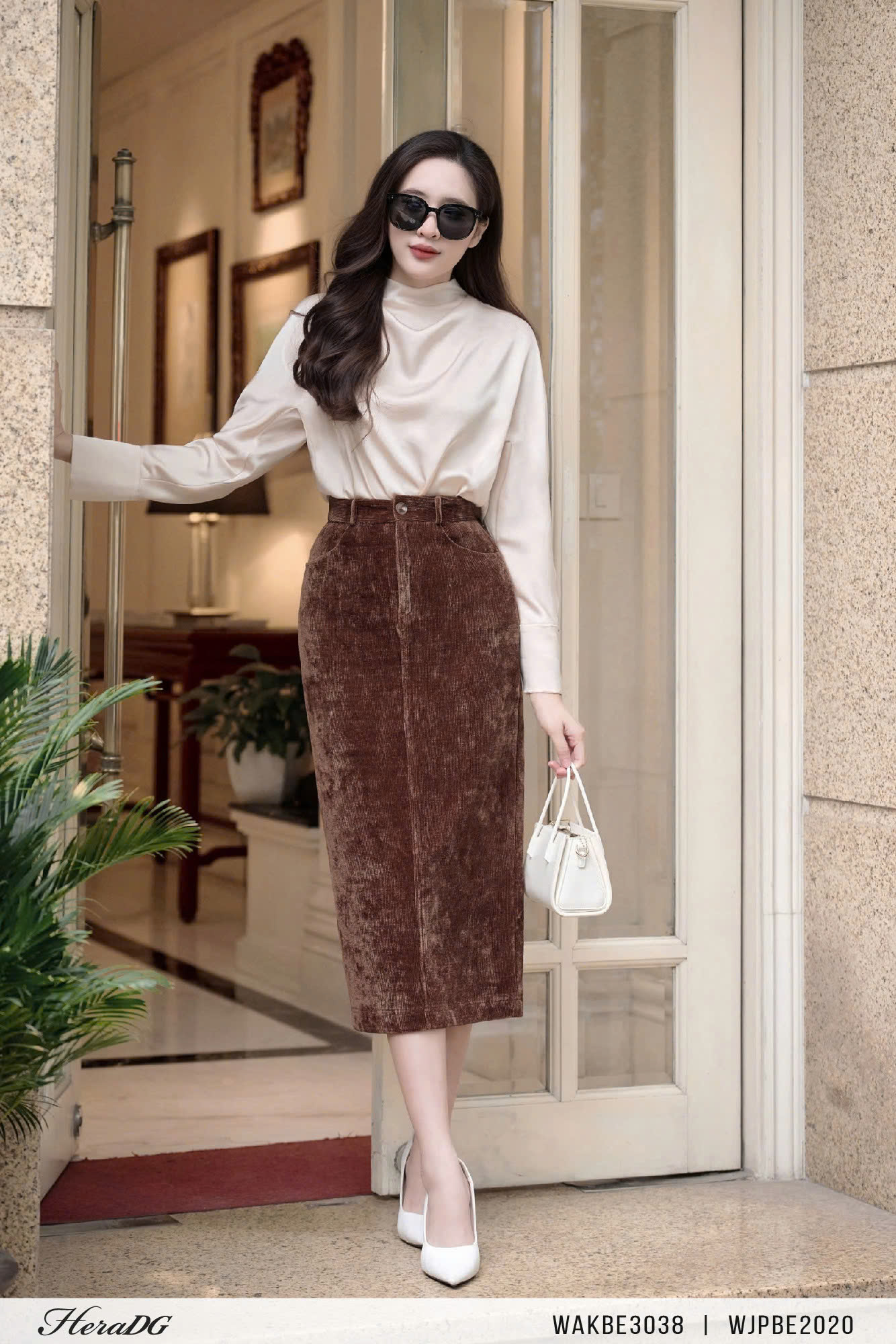 Ảnh của Áo lụa cổ đổ dáng suông