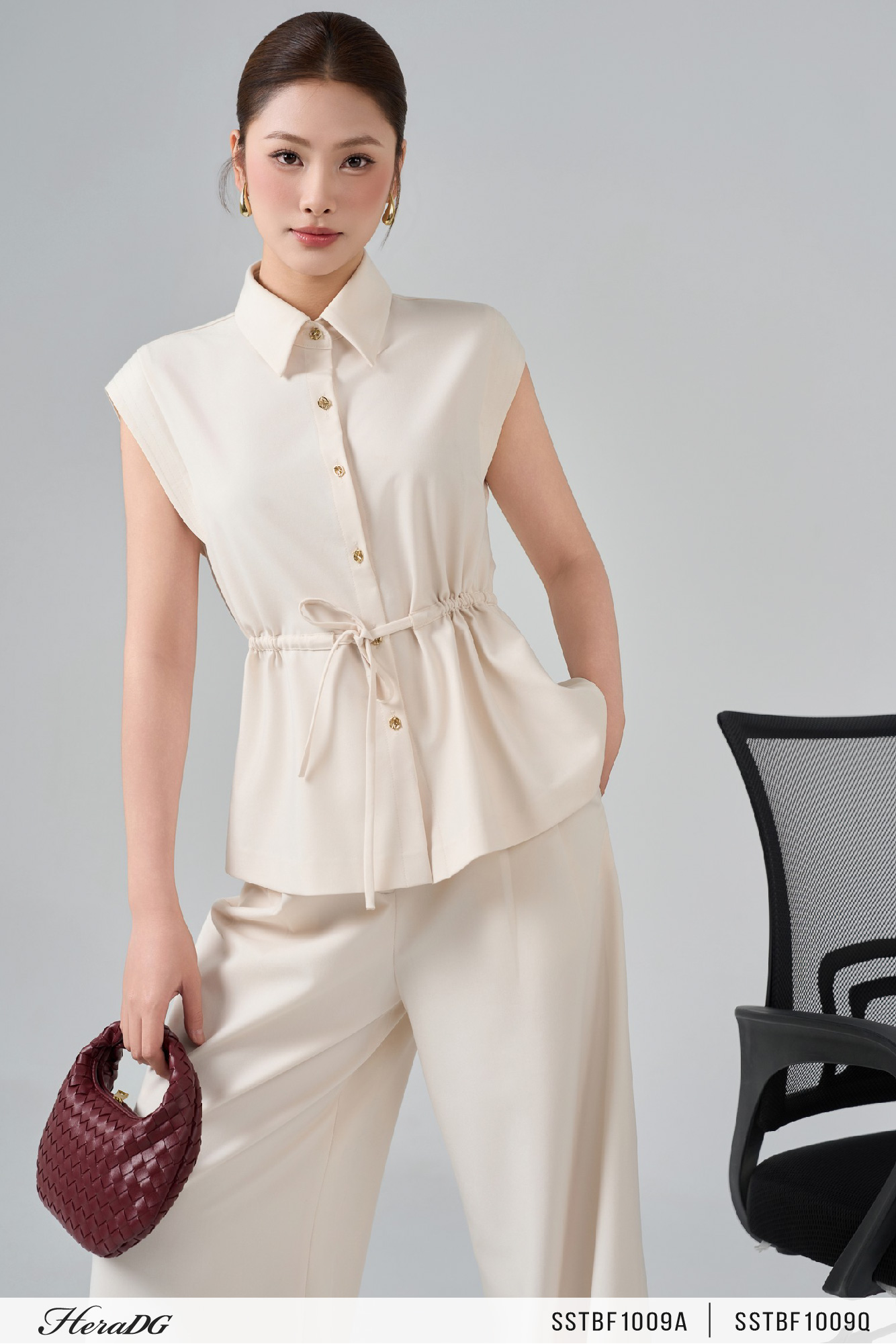 Ảnh của Áo kiểu vai chờm, rút eo