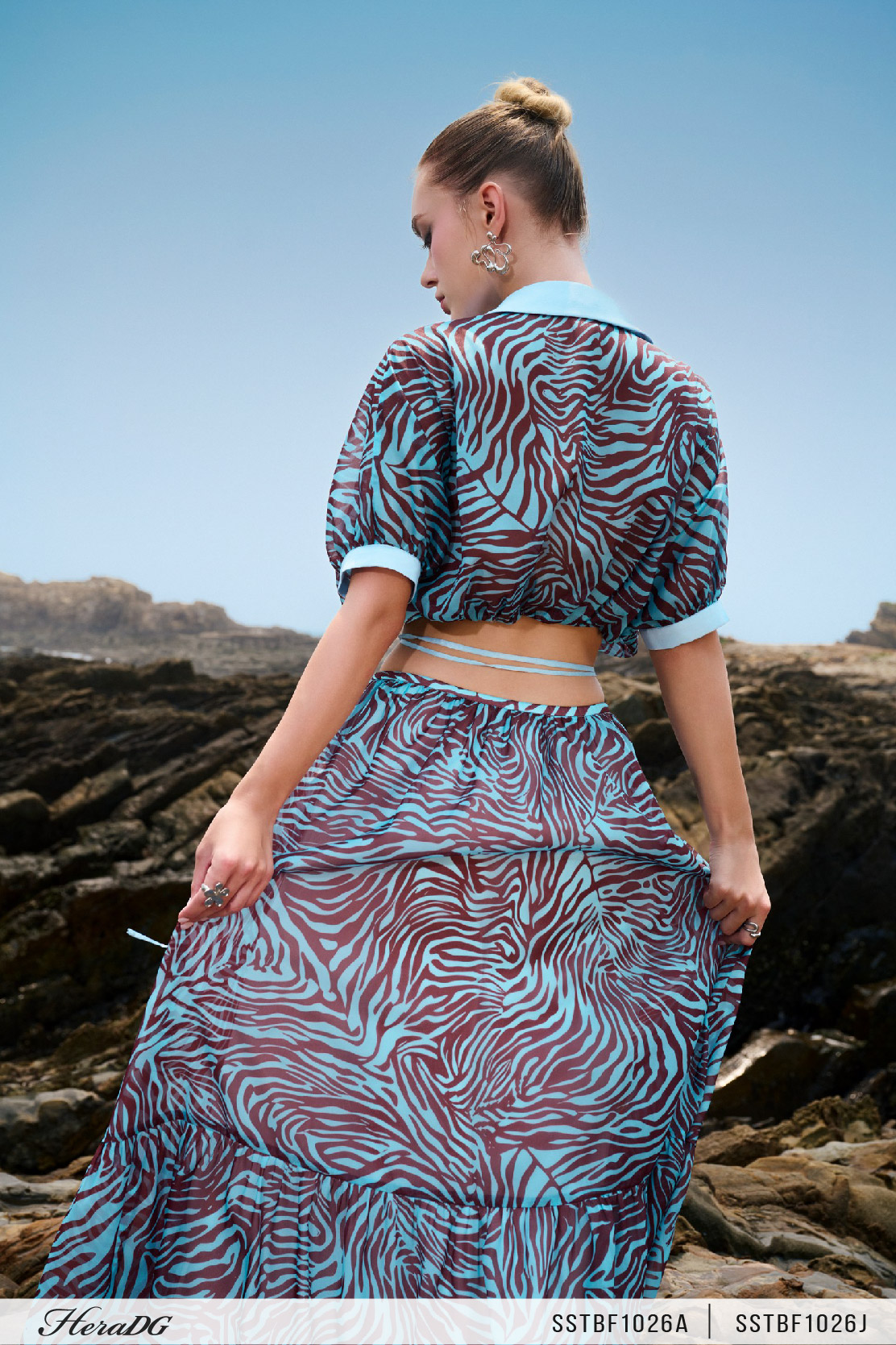 Ảnh của Chân váy họa tiết dáng xòe