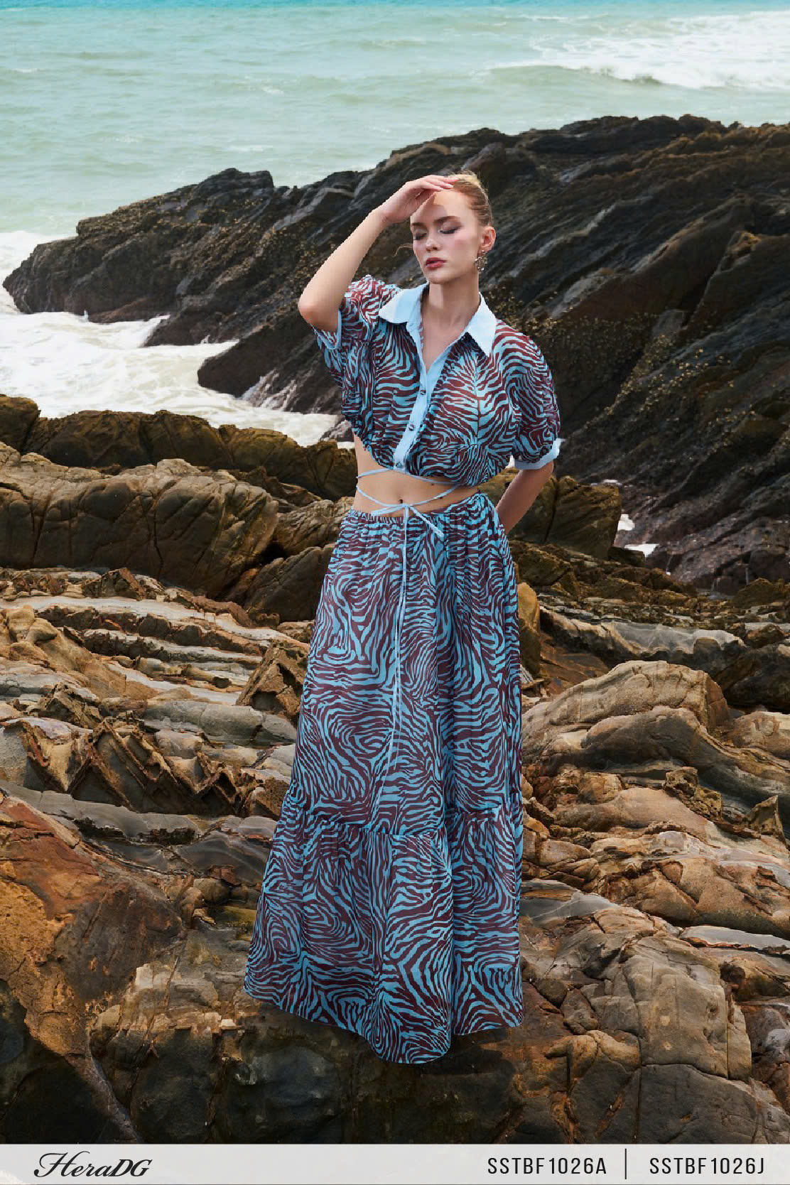 Ảnh của Chân váy họa tiết dáng xòe