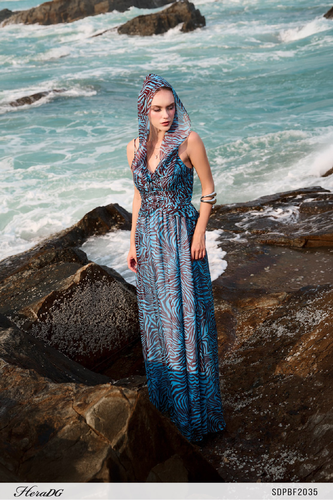 Ảnh của Đầm 2 dây xếp nếp tạo hình nơ