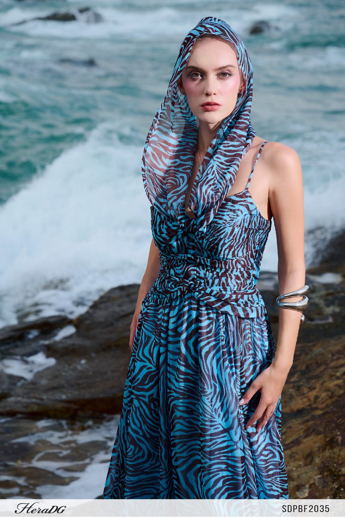 Ảnh của Đầm 2 dây xếp nếp tạo hình nơ