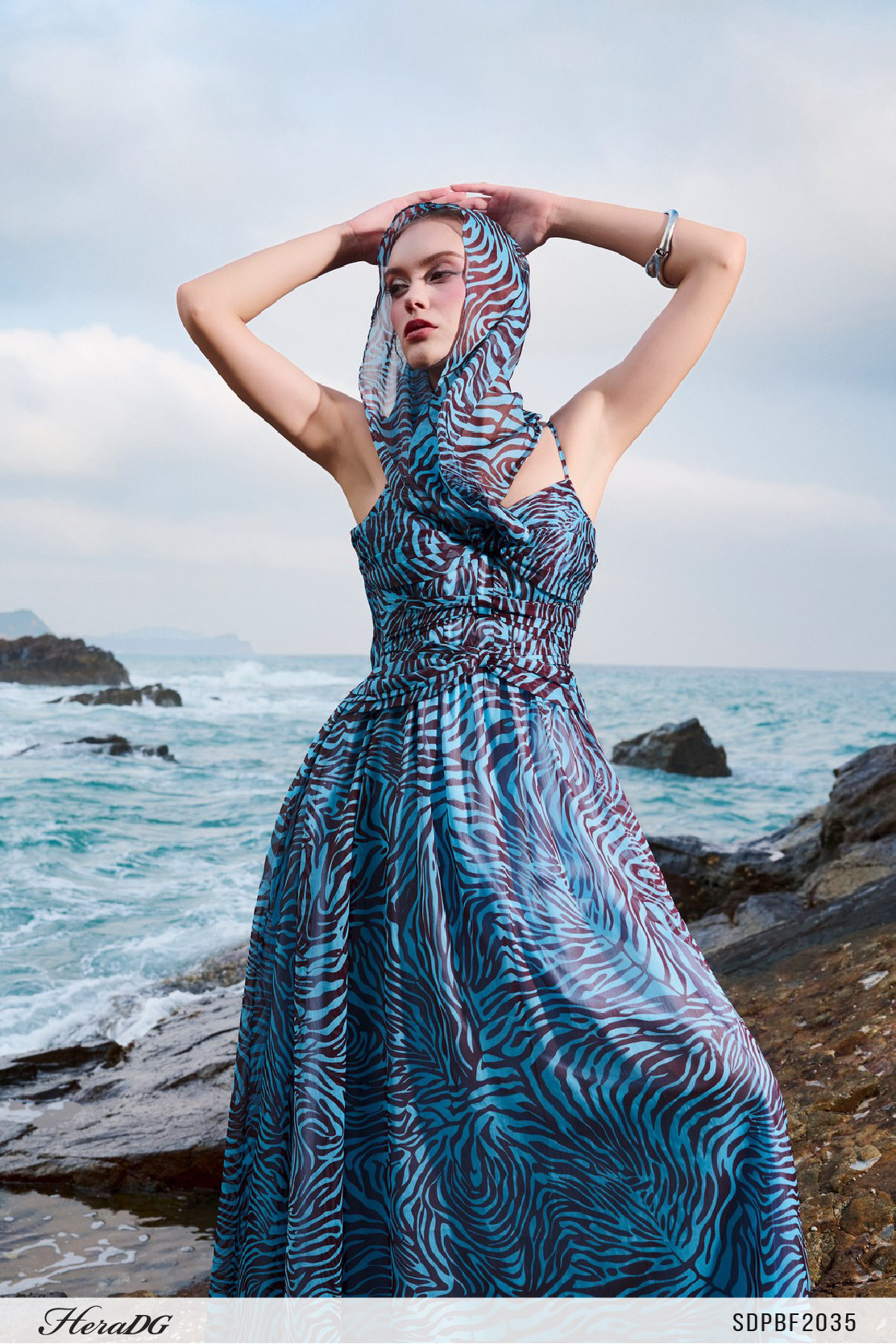 Ảnh của Đầm 2 dây xếp nếp tạo hình nơ