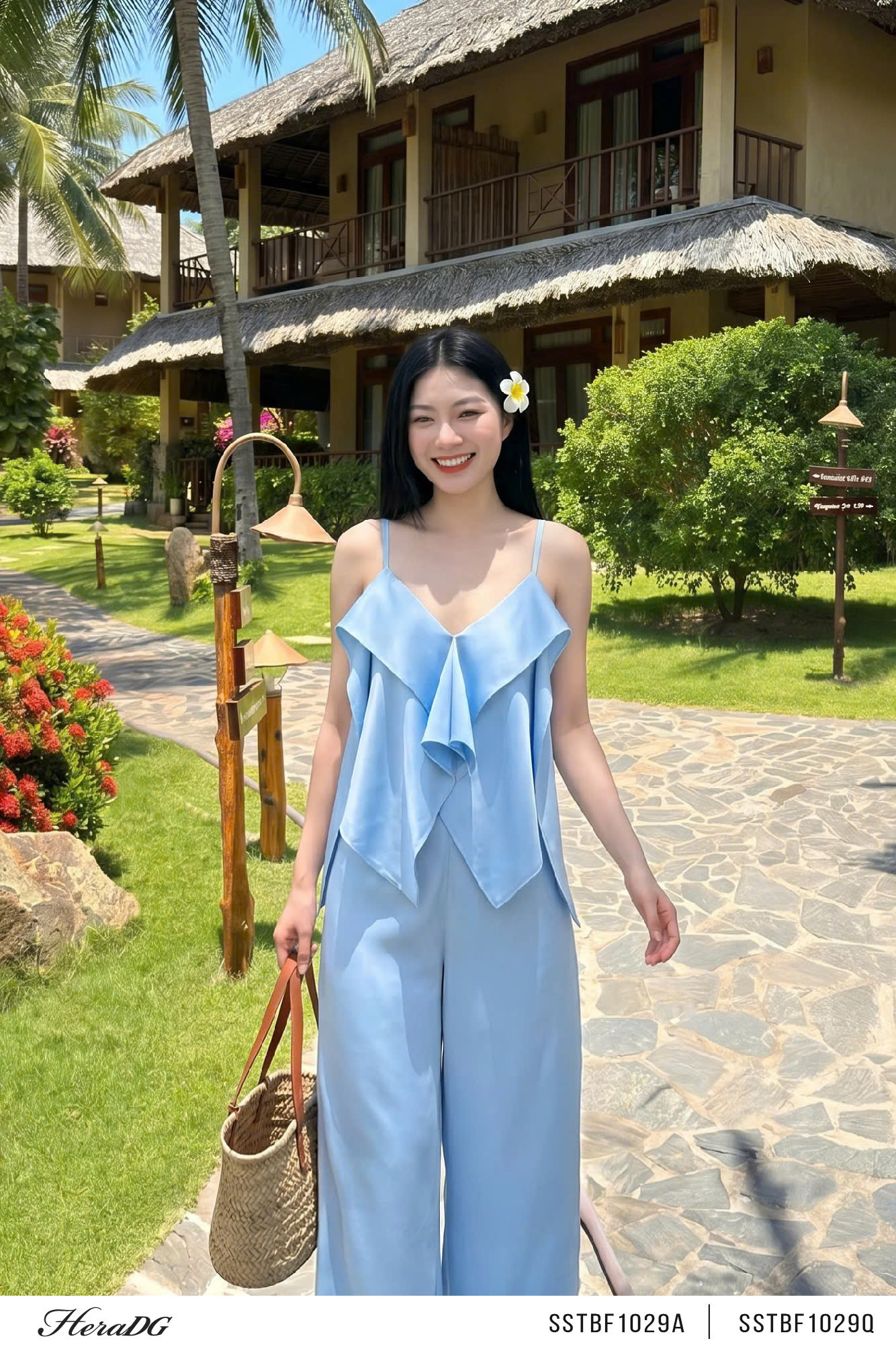 Ảnh của Quần lụa xẻ sườn