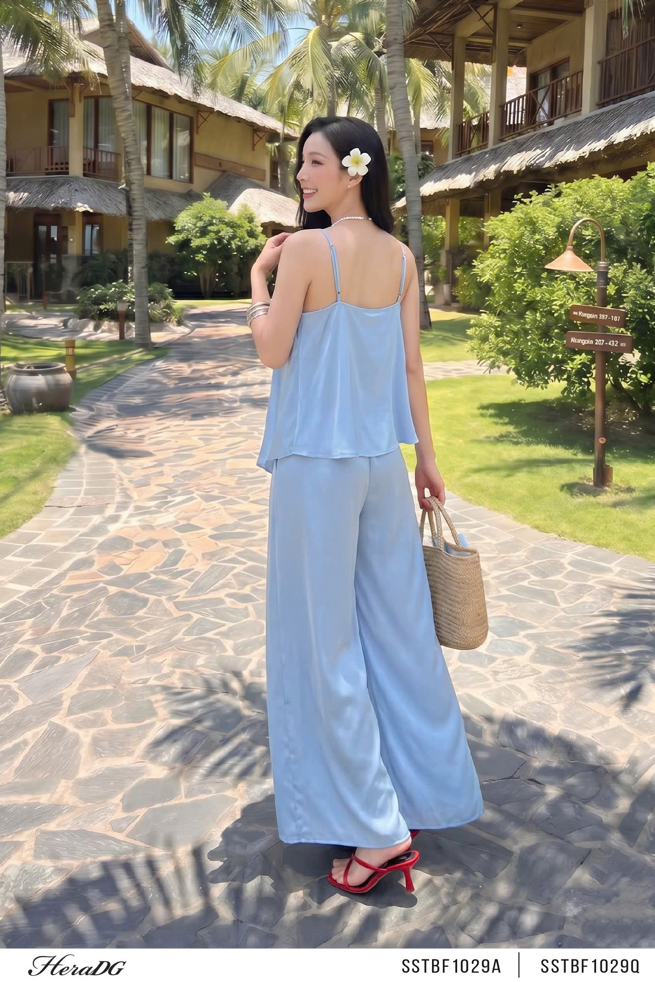 Ảnh của Quần lụa xẻ sườn