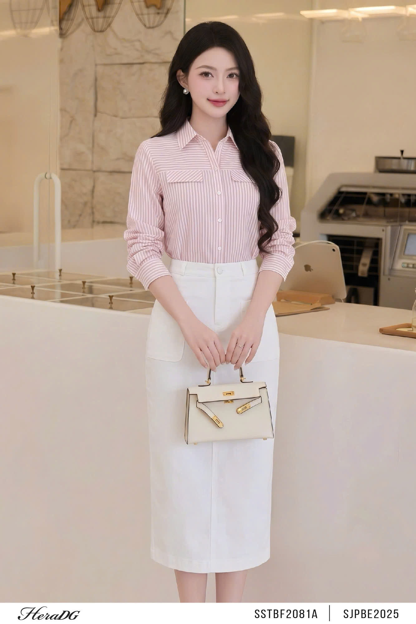 Ảnh của Áo sơ mi kẻ nắp túi ngực