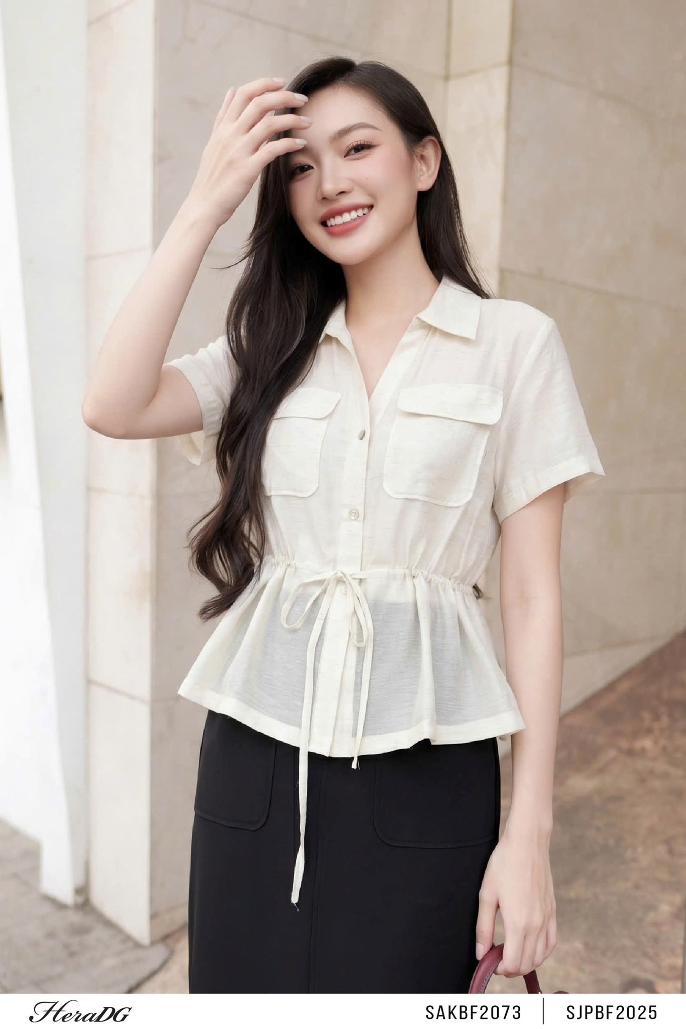 Ảnh của Áo kiểu eo rút dây
