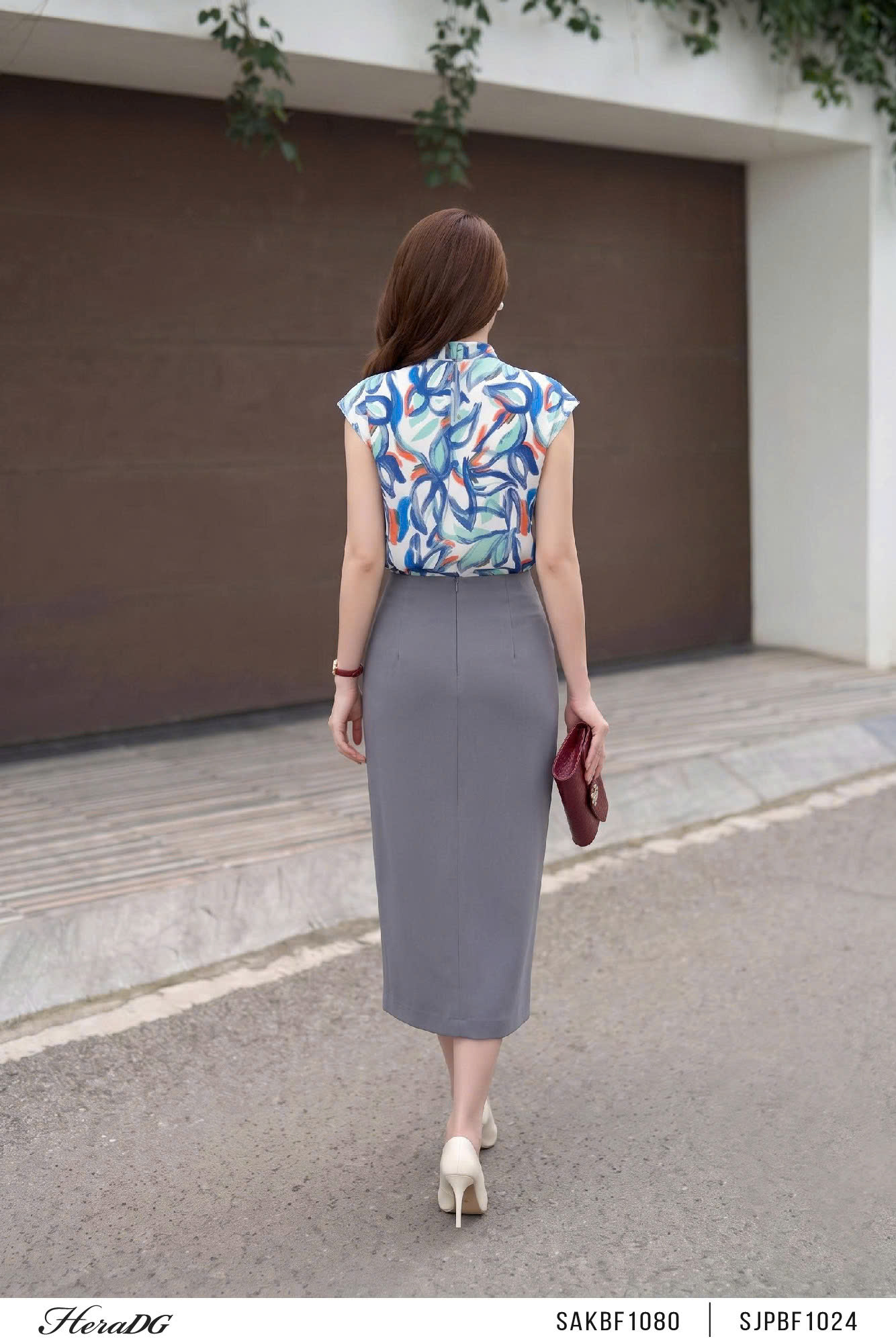 Ảnh của Áo lụa họa tiết