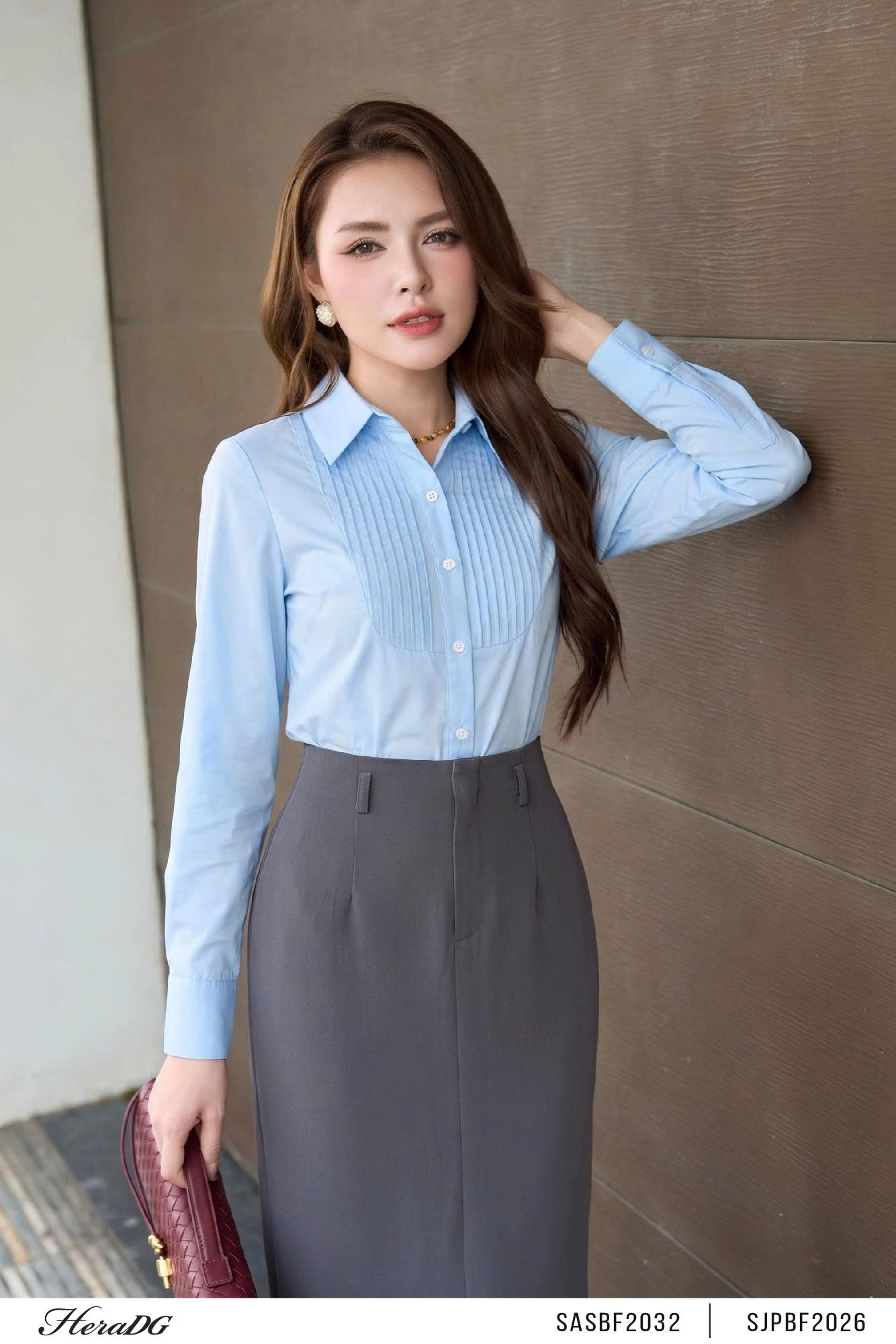 Ảnh của Áo sơ mi cổ bấu ly