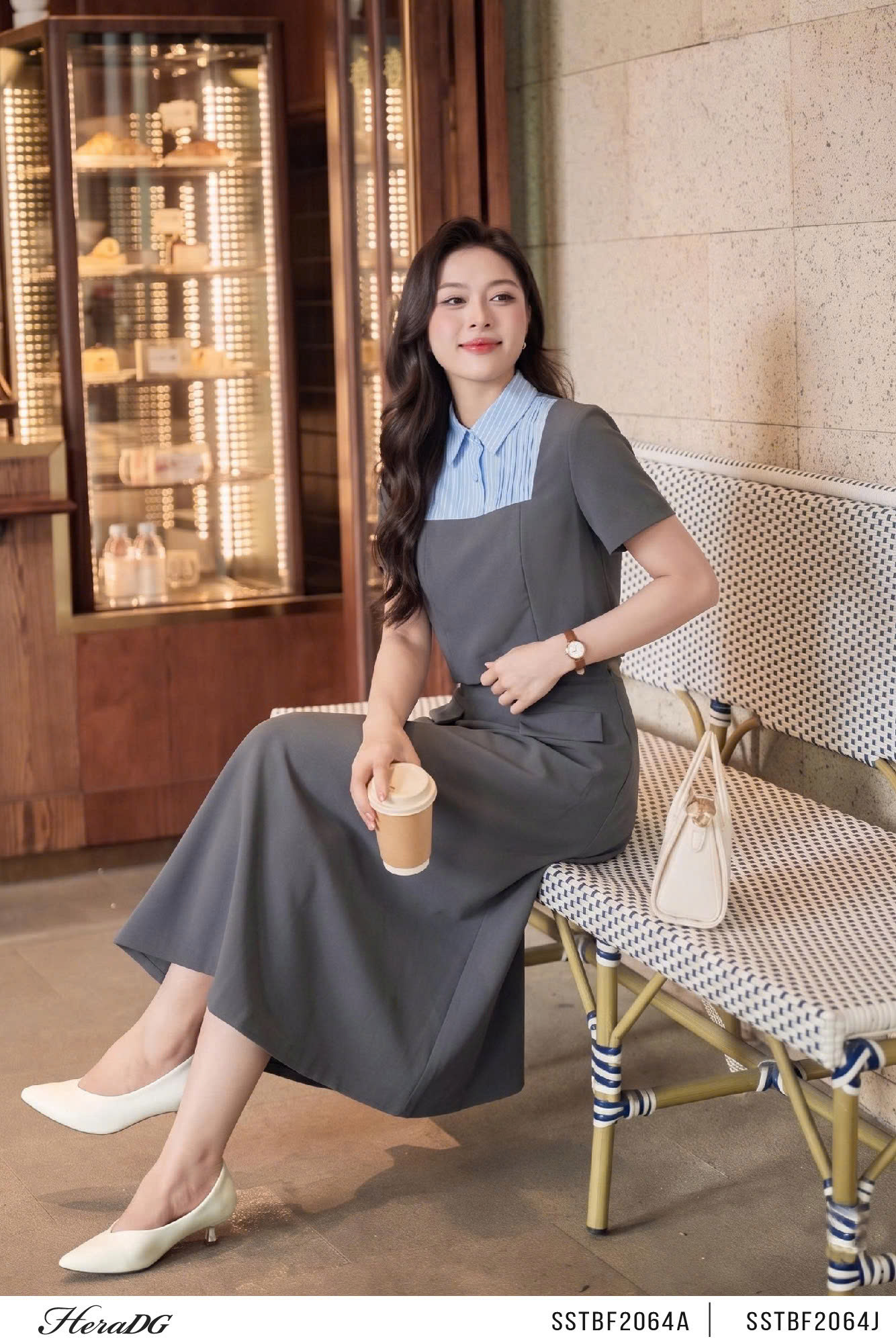Ảnh của Chân váy xòe có nắp túi trang trí